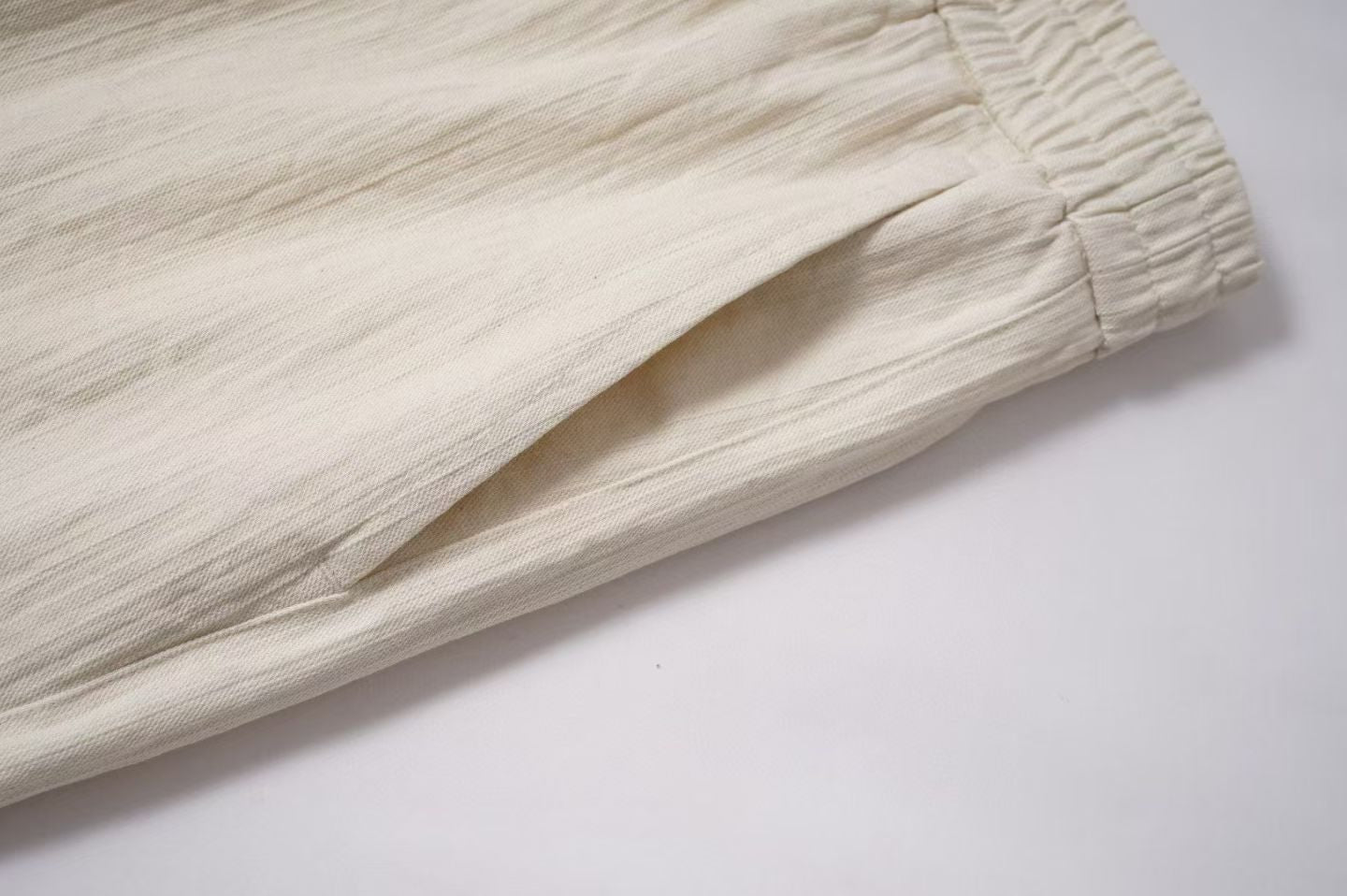 Minimalist Wide-Leg Cotton Pants