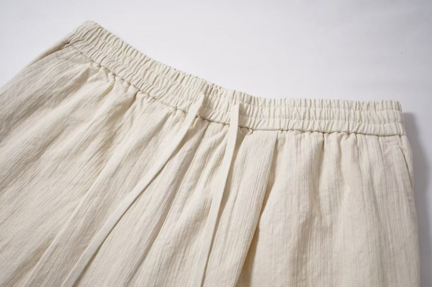 Minimalist Wide-Leg Cotton Pants