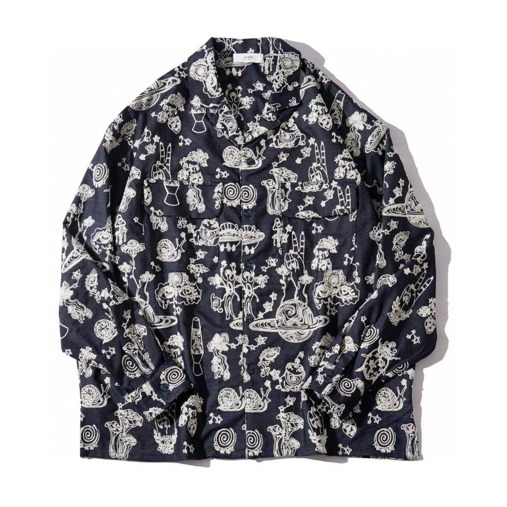 Cosmic Embroidered Overshirt