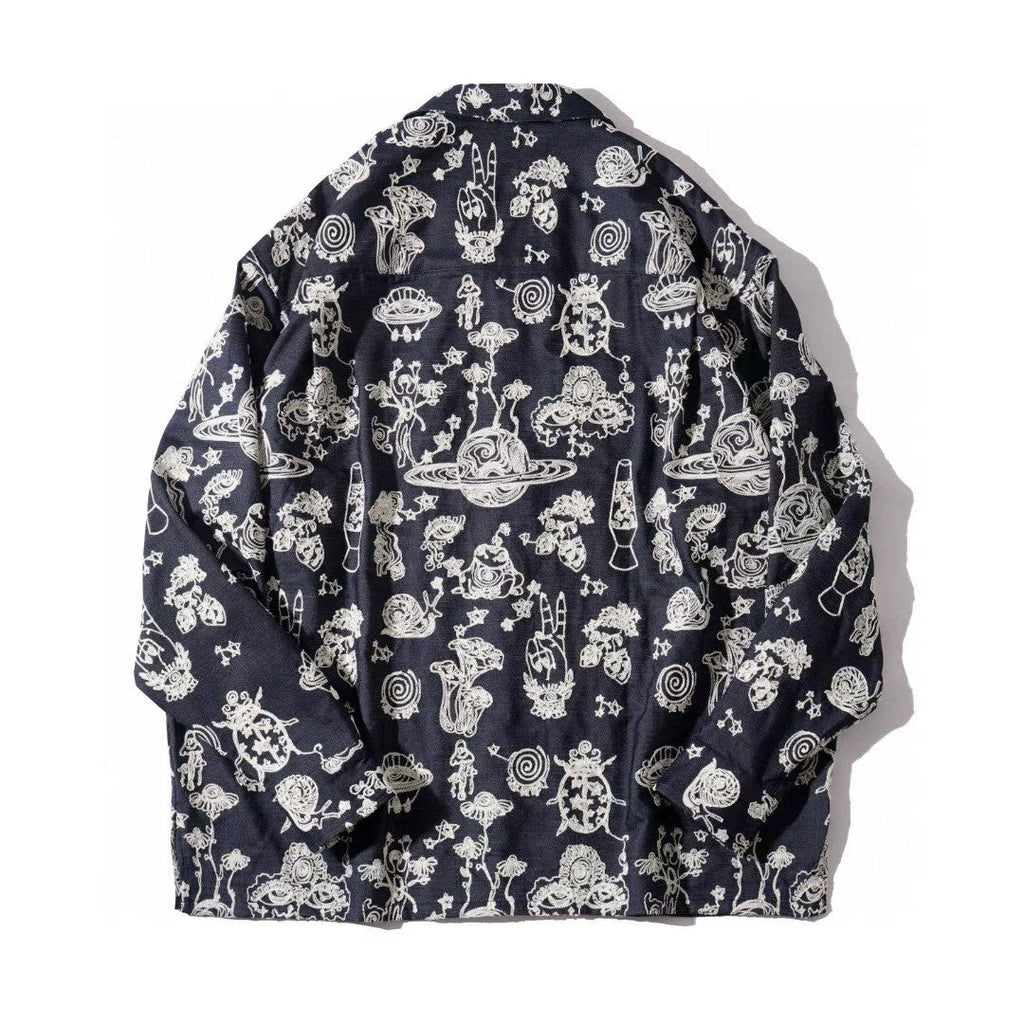 Cosmic Embroidered Overshirt