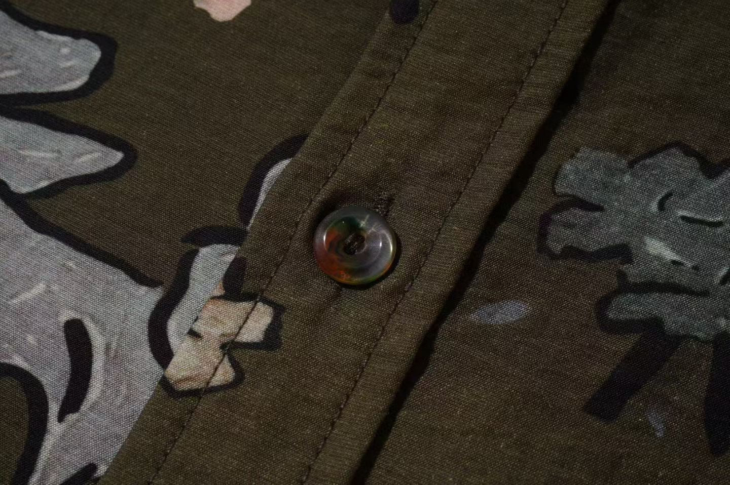 Clover Print Long Sleeve Shirt