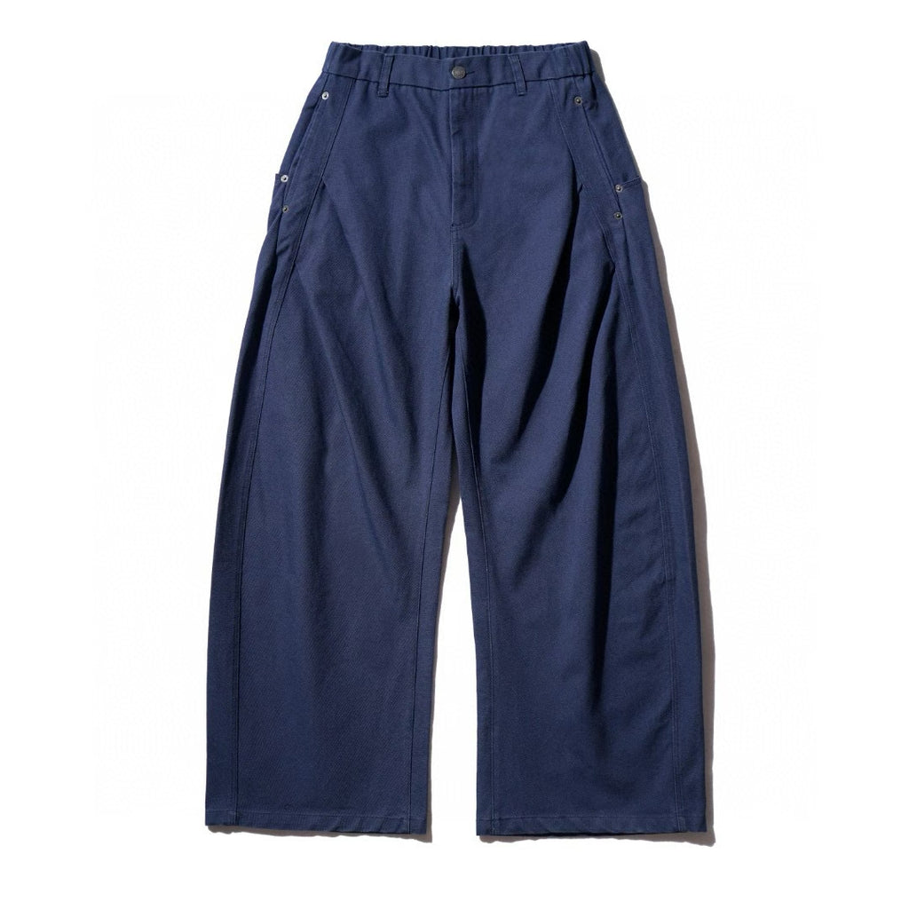 Blue pants on a white background