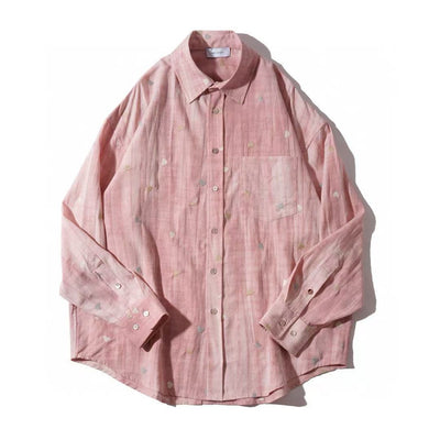 Pink Heart Long Sleeve Shirt