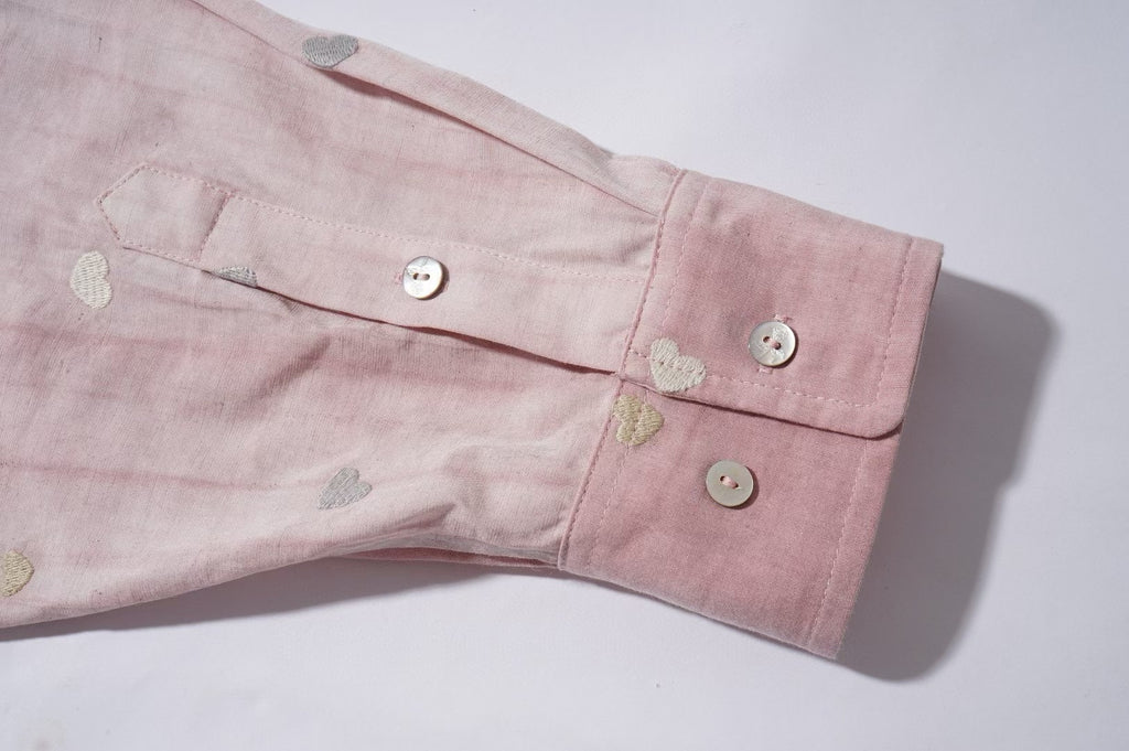 Pink Heart Long Sleeve Shirt