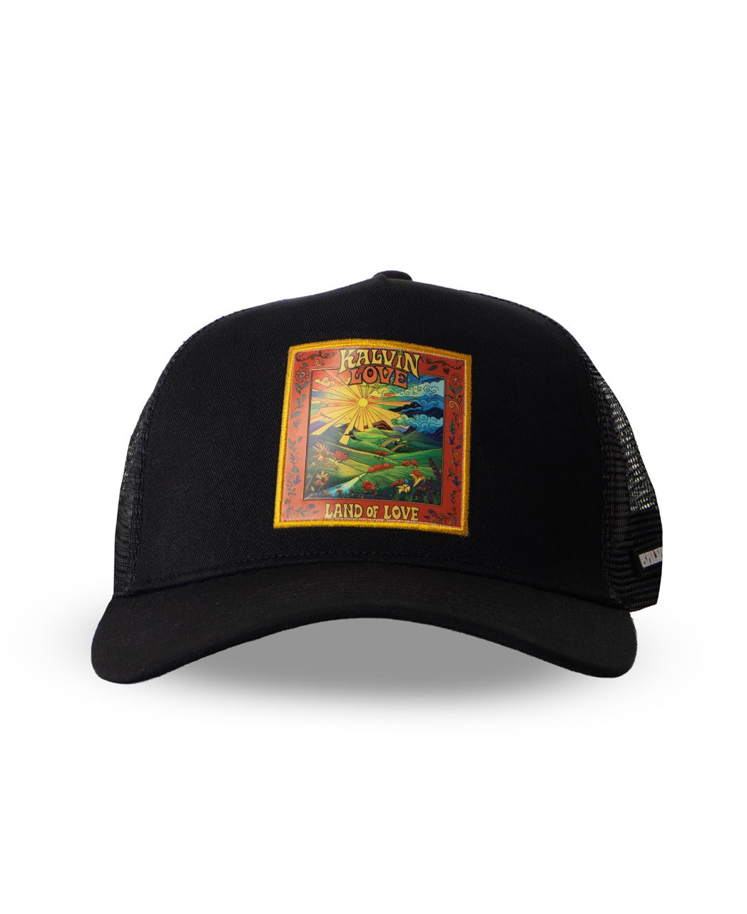 Black Land of Love Hat with Patch