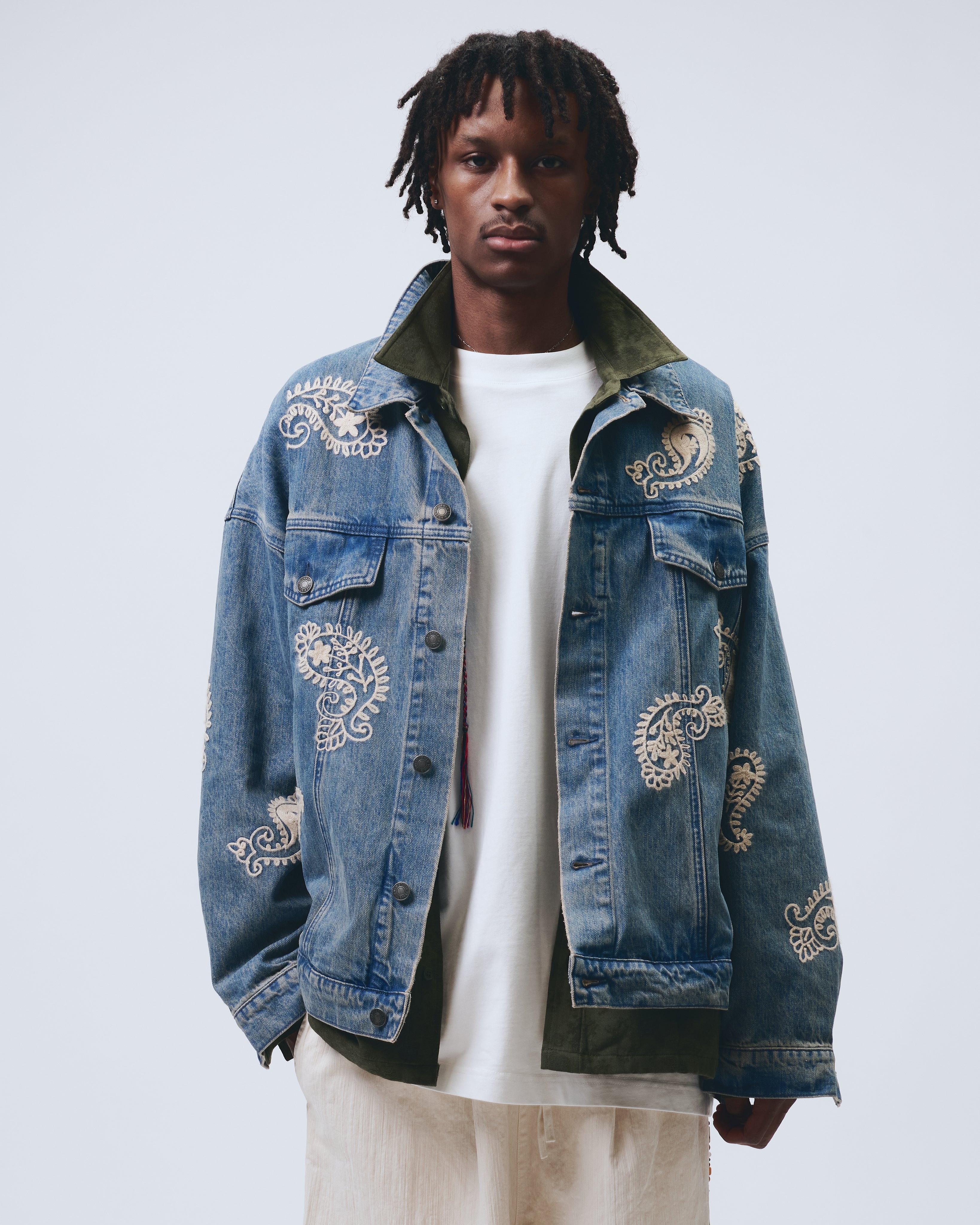 Heritage Paisley Denim Jacket