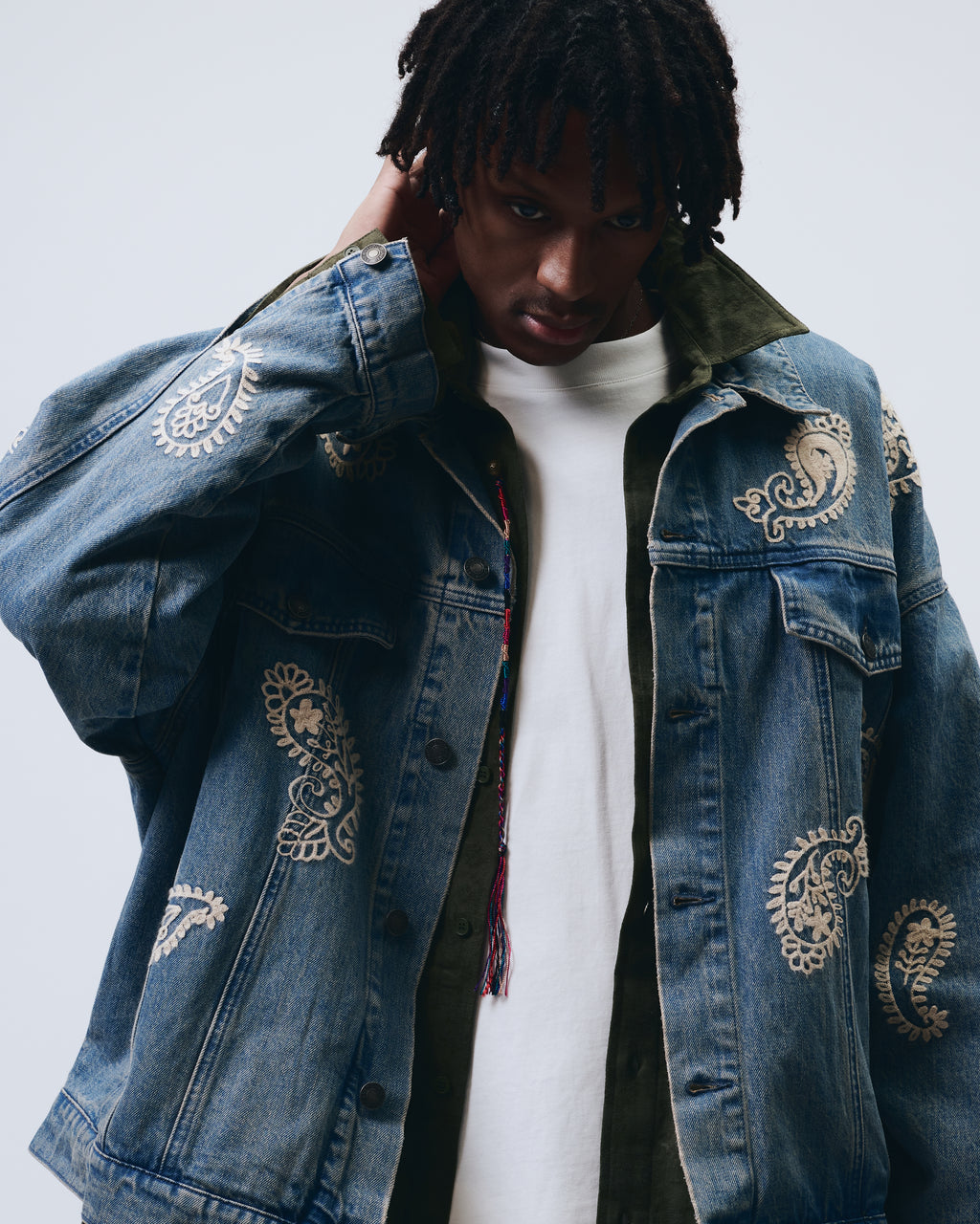 Heritage Paisley Denim Jacket
