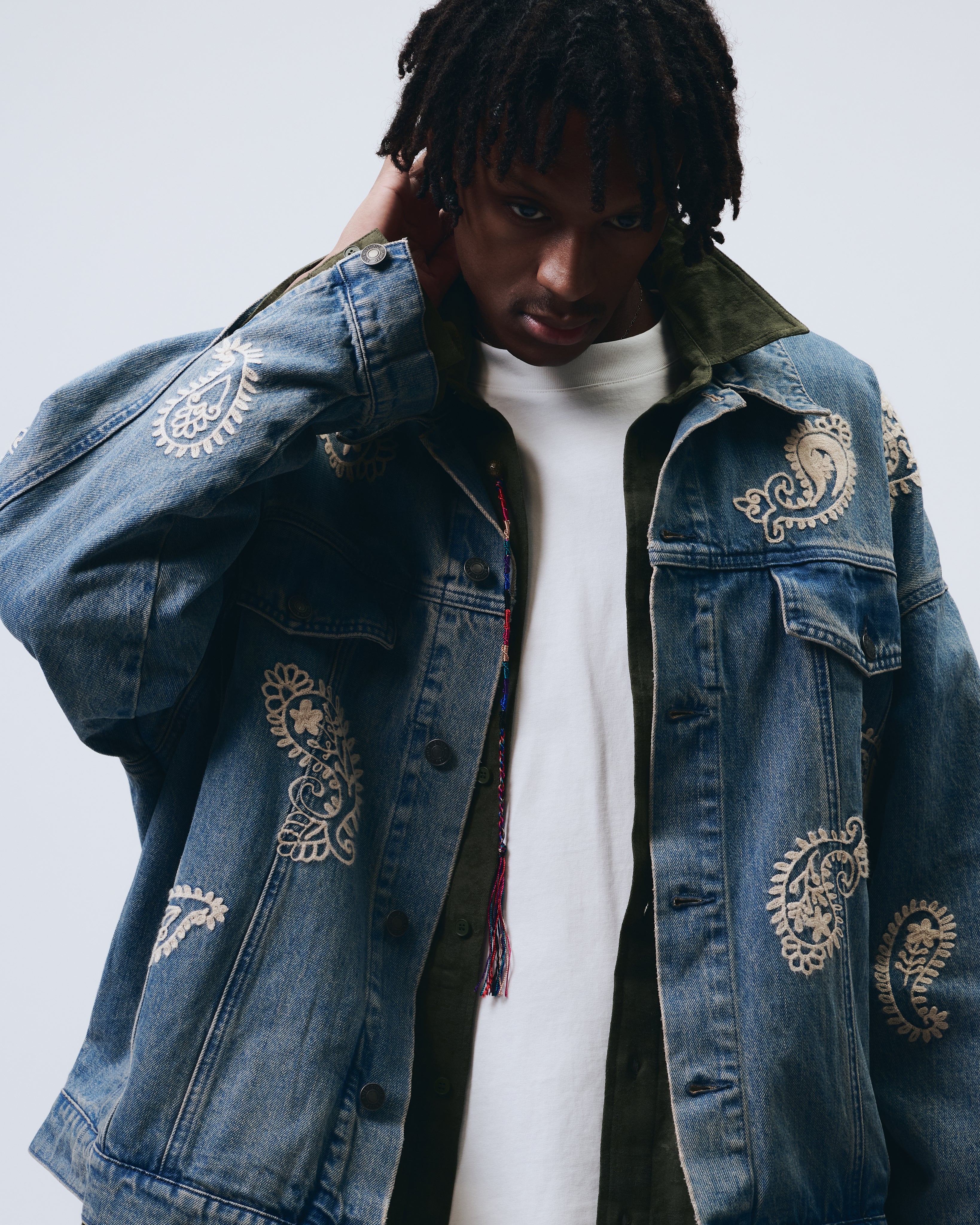 Heritage Paisley Denim Jacket