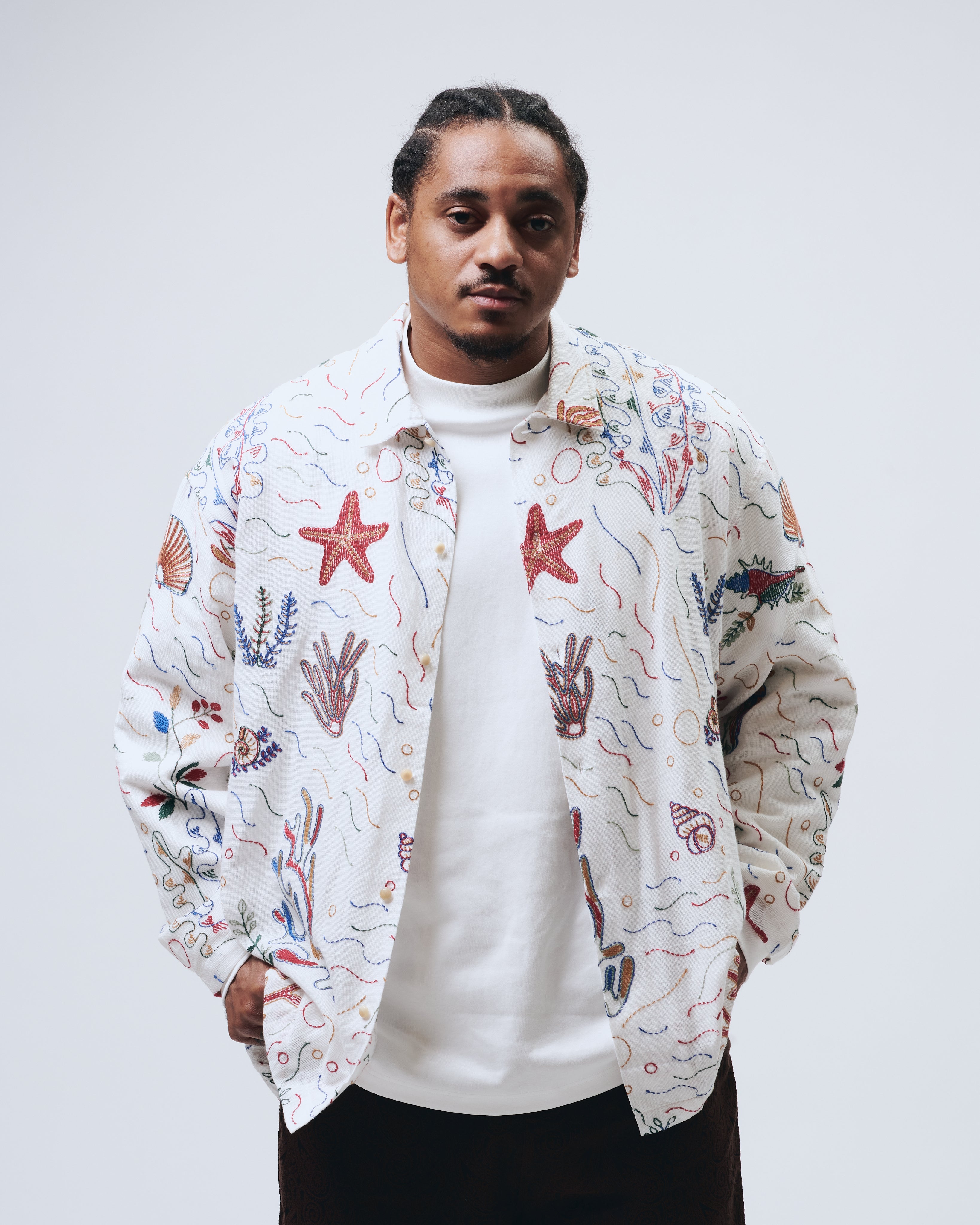 The Riviera Shirt – Under the Sea Embroidery