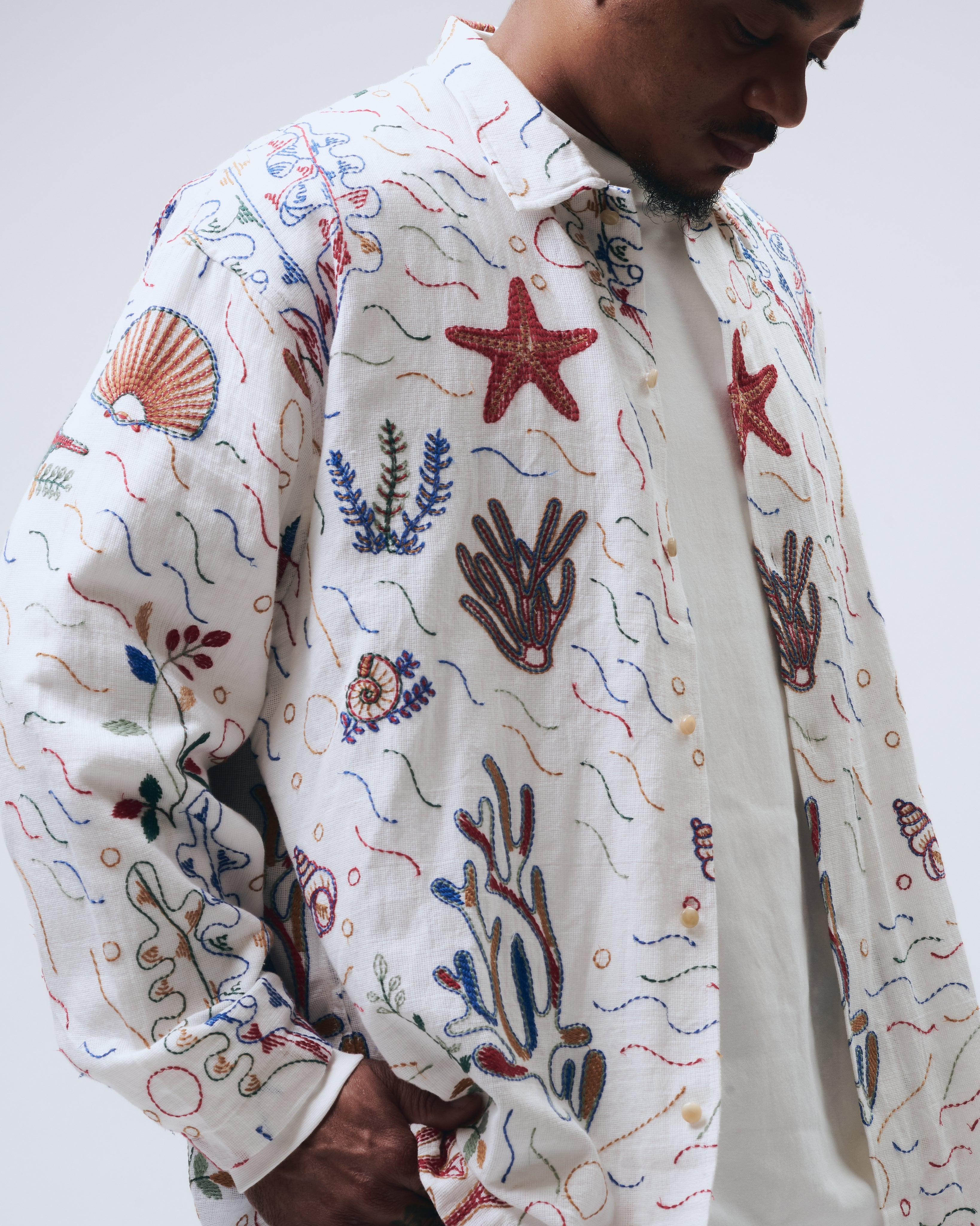 The Riviera Shirt – Under the Sea Embroidery