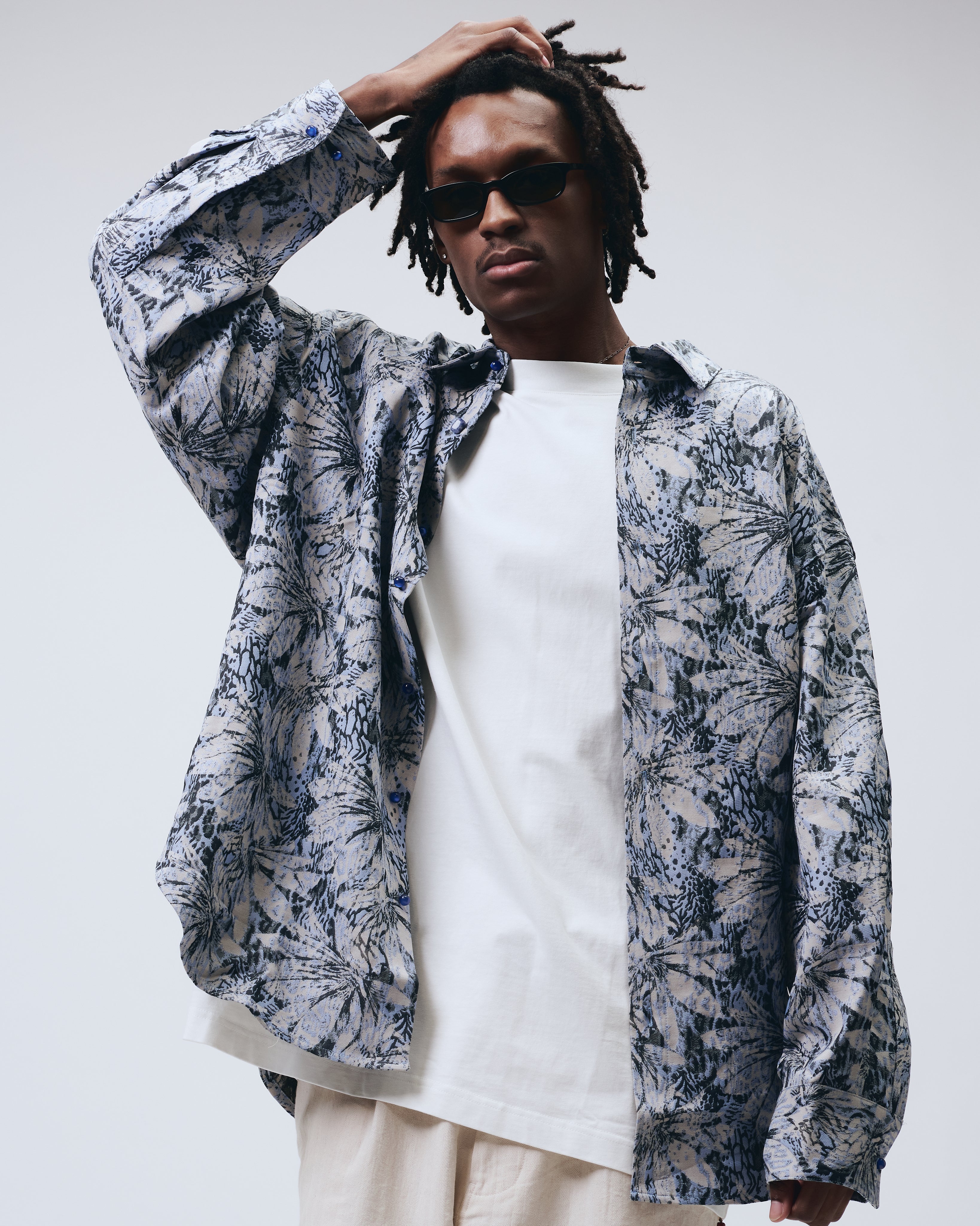 The Indigo Garden Shirt Jacket