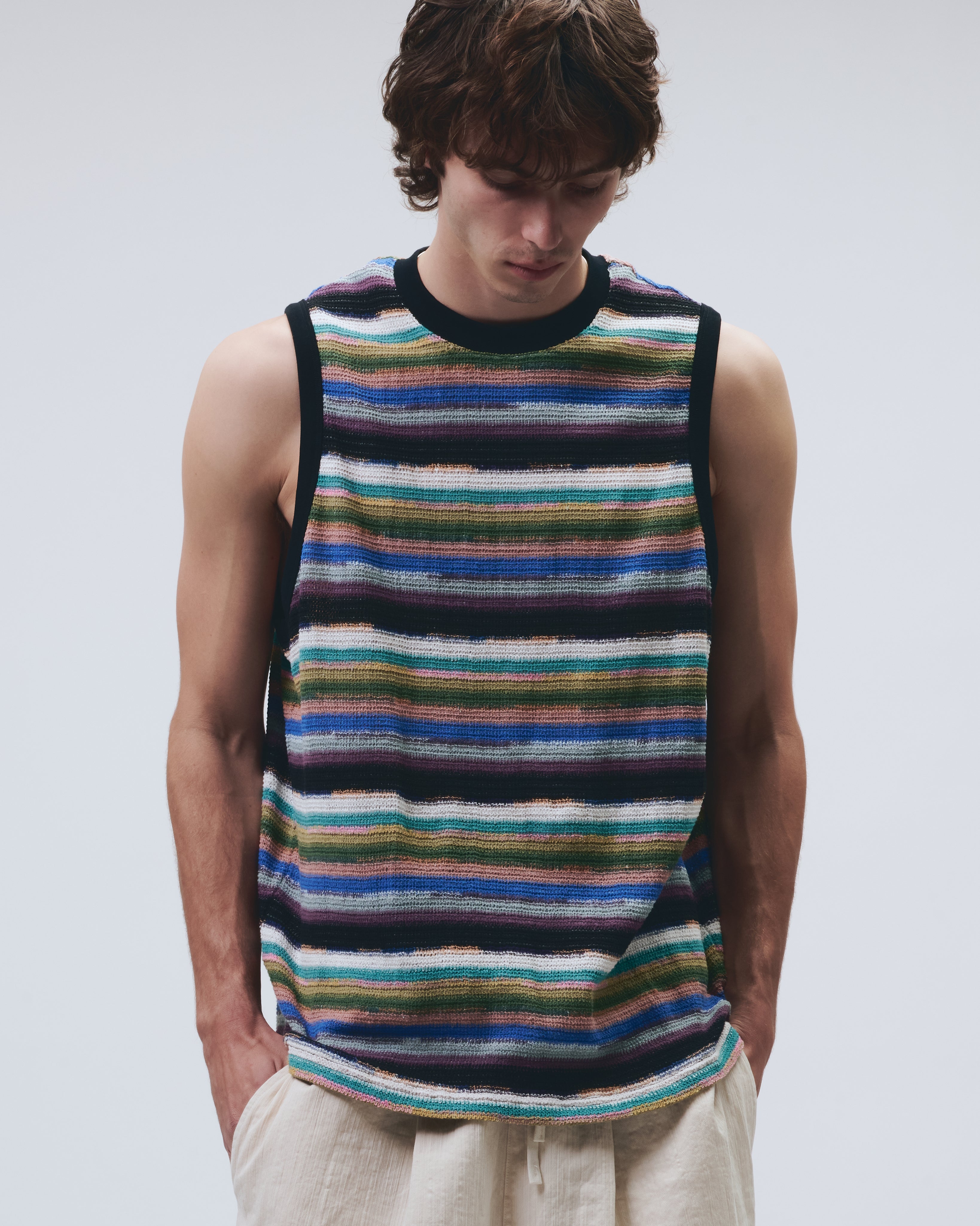 Rainbow Knit Tank