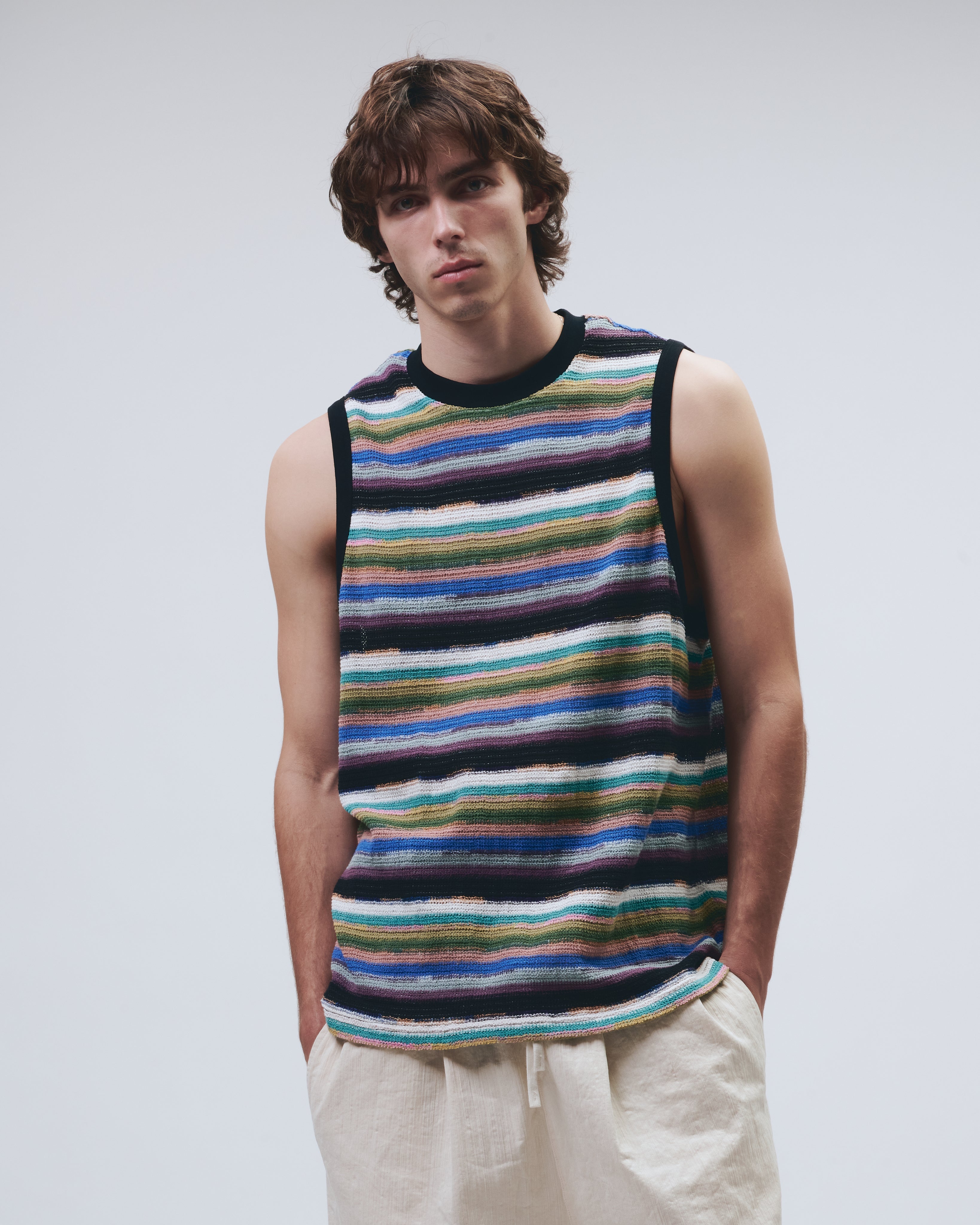 Rainbow Knit Tank