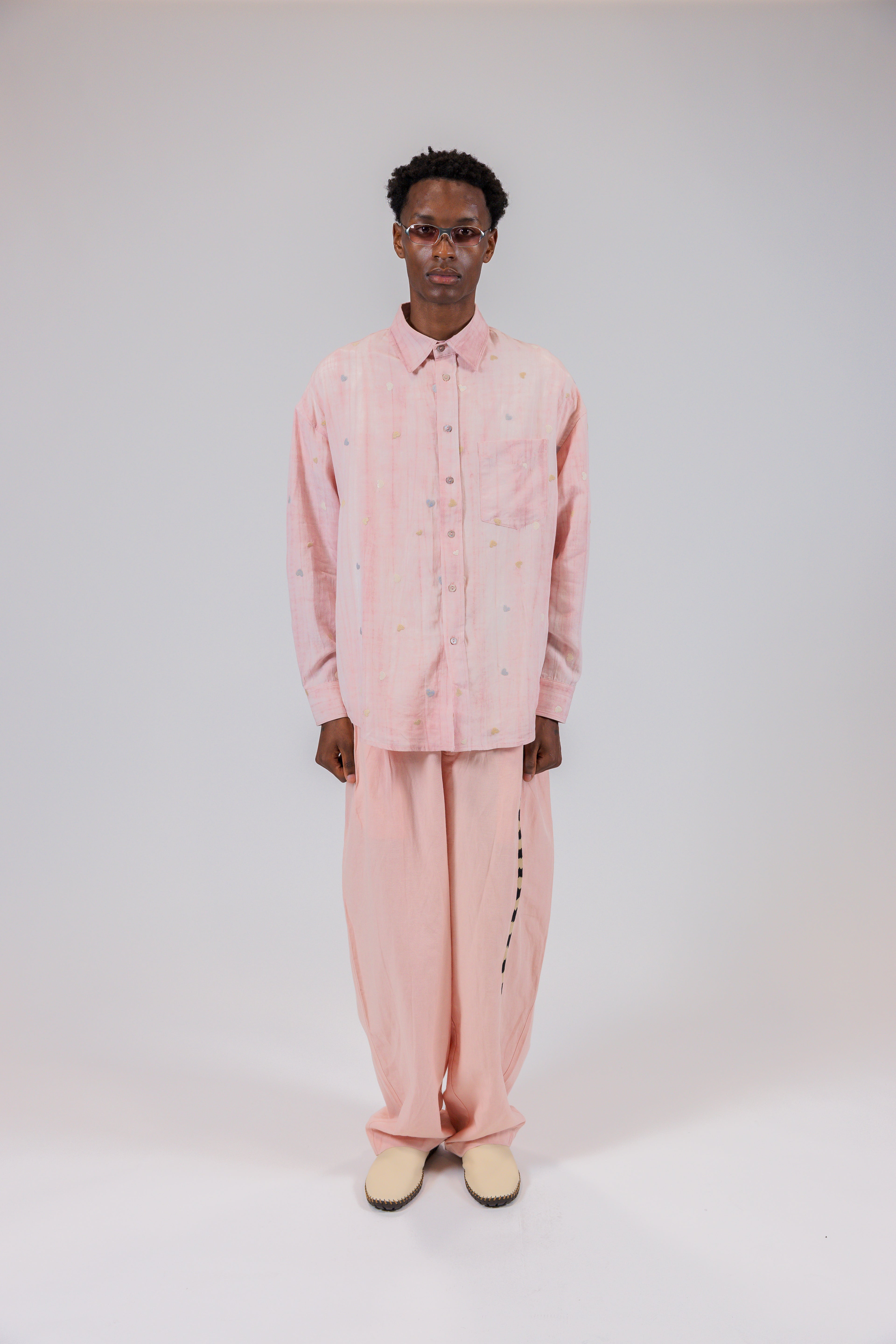 Pink Heart Long Sleeve Shirt