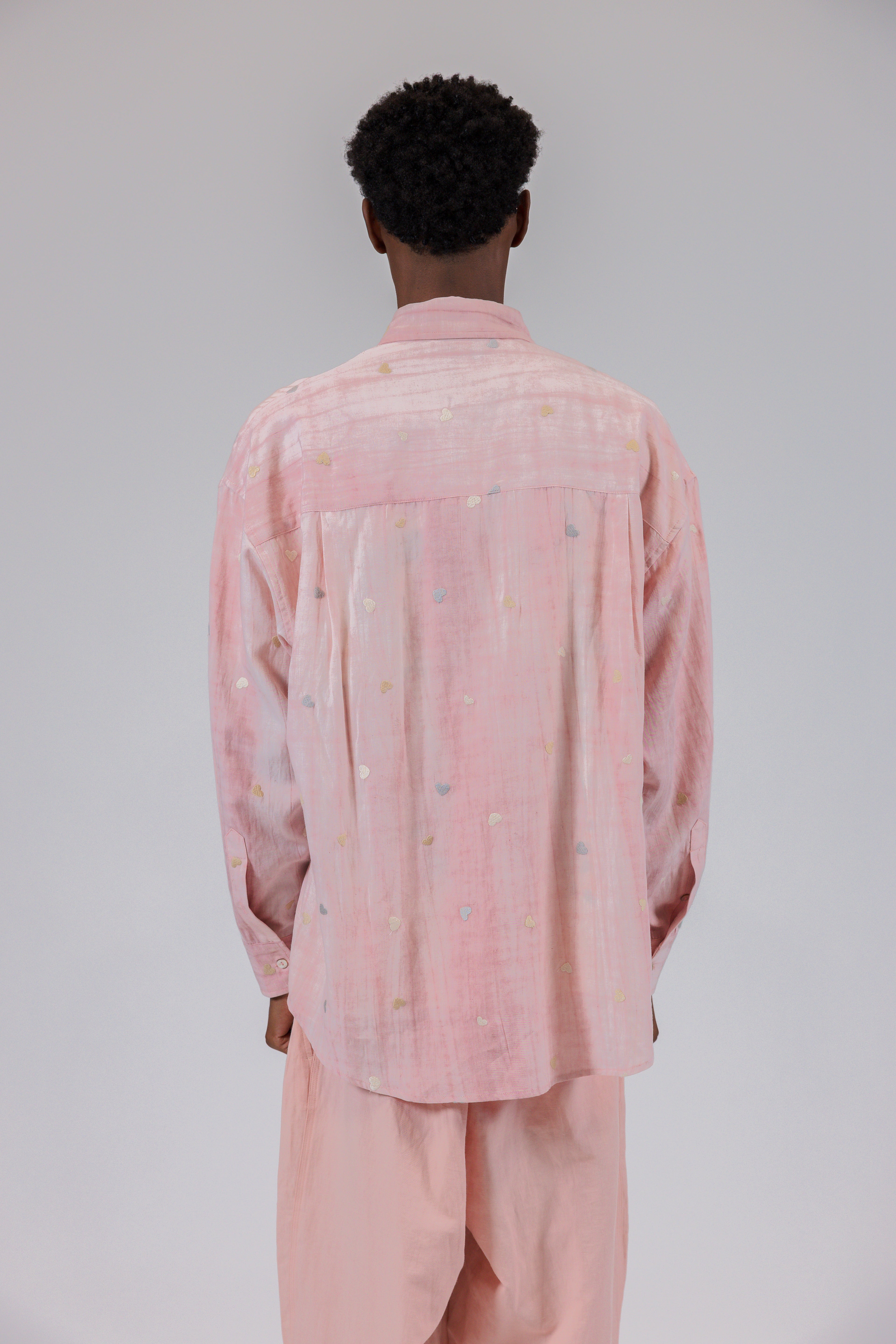 Pink Heart Long Sleeve Shirt