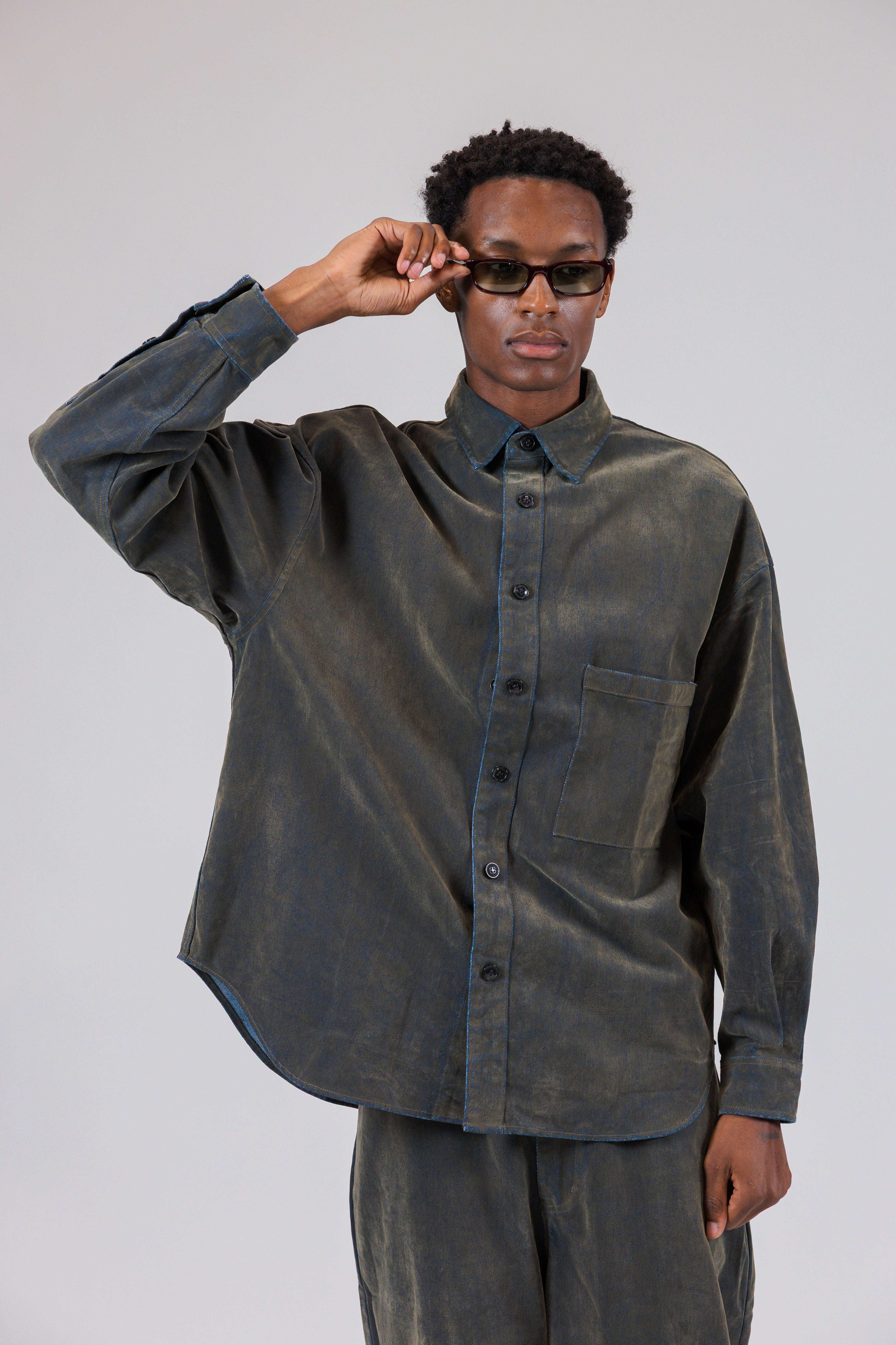 The Tinted Wash Denim Shirt Jacket