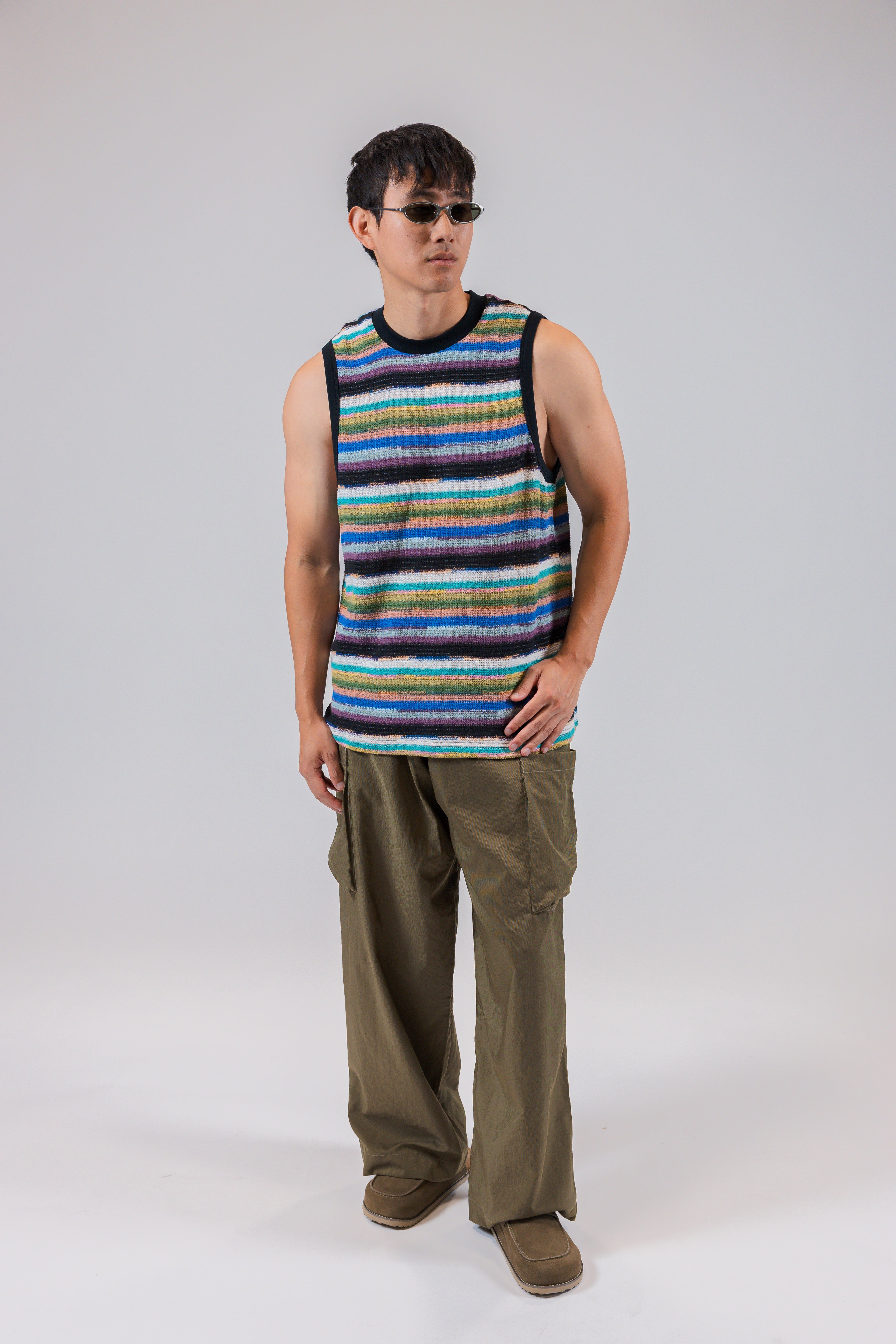 Rainbow Knit Tank Top