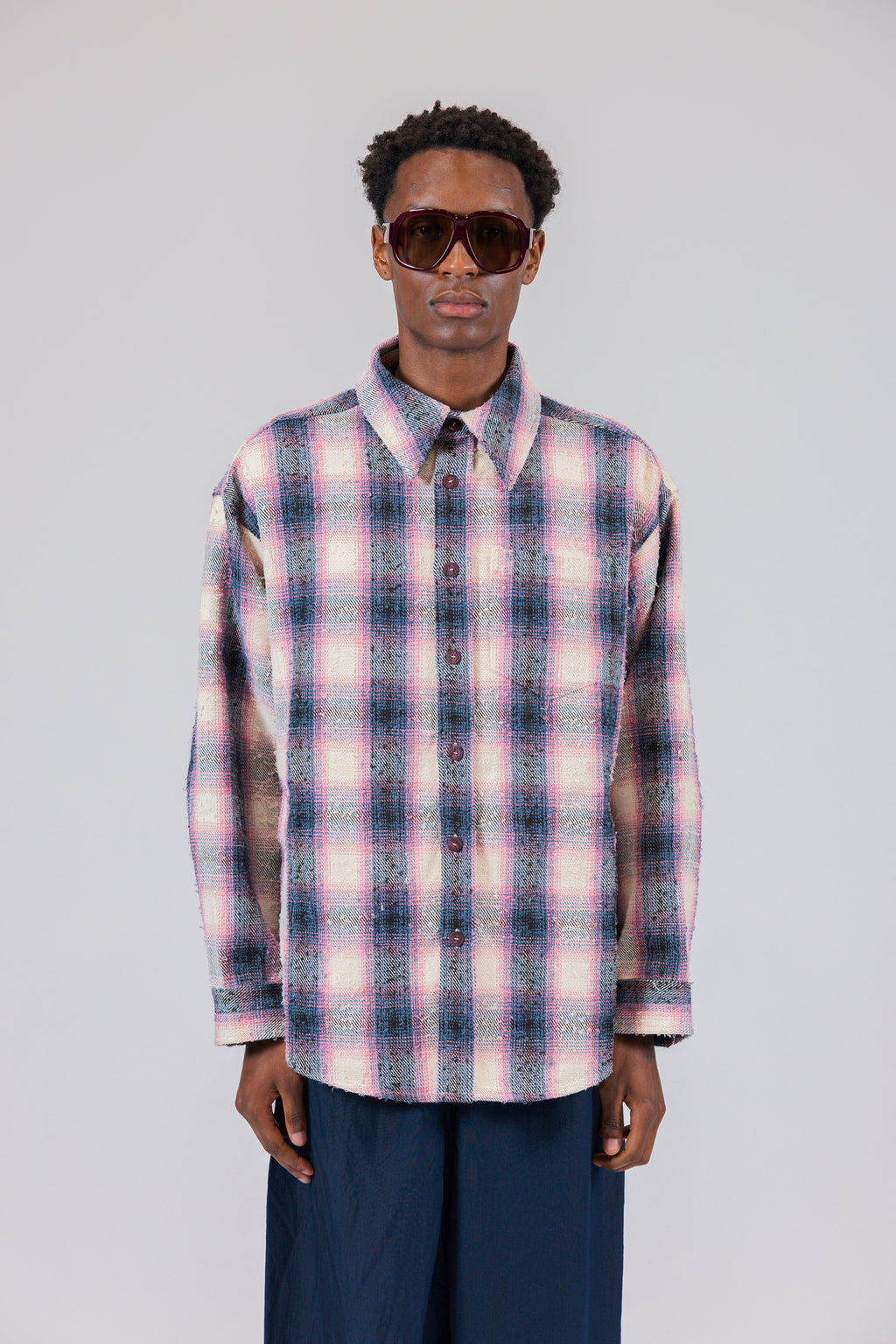 The Plaid Bouclé Overshirt Jacket
