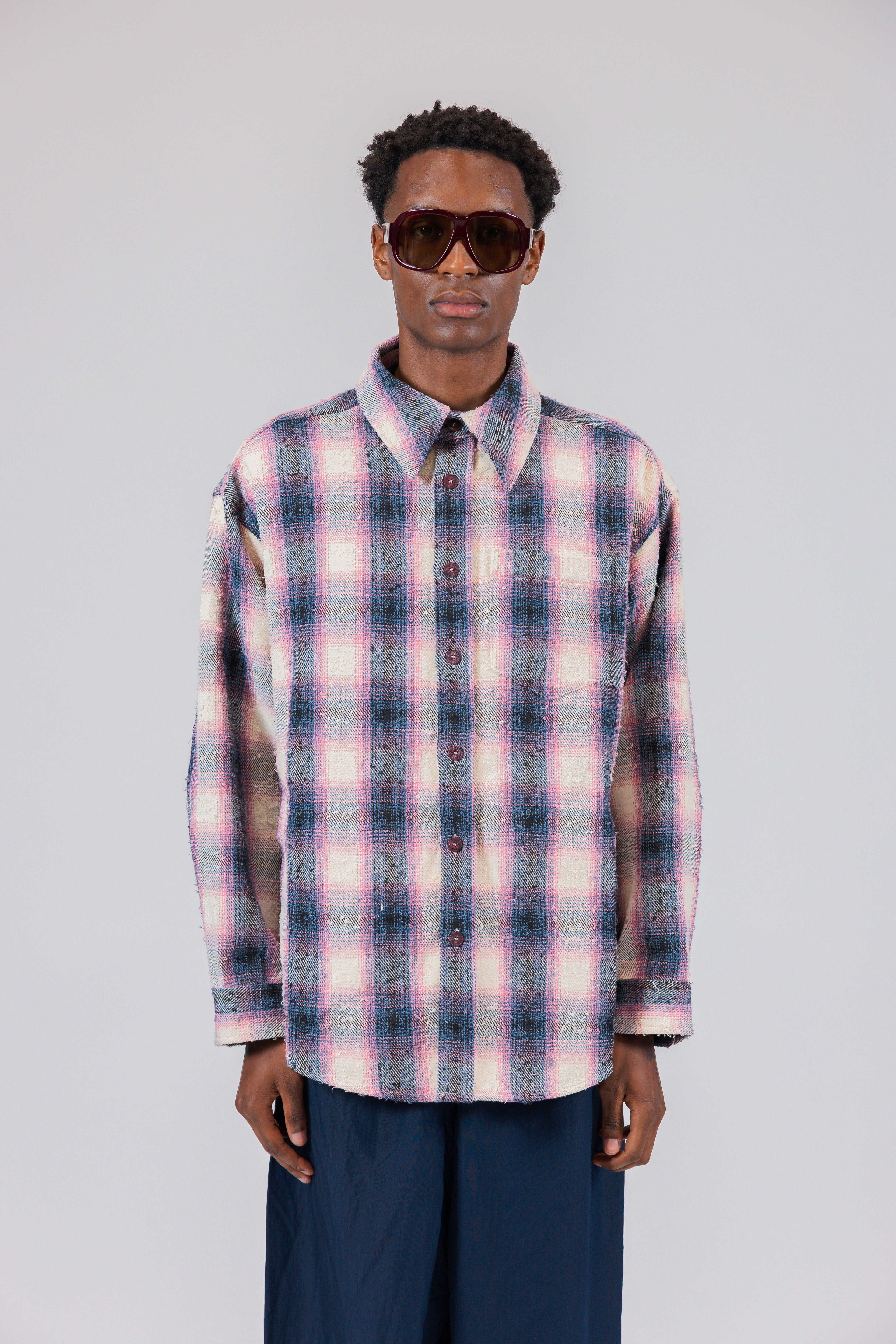 The Plaid Bouclé Overshirt Jacket