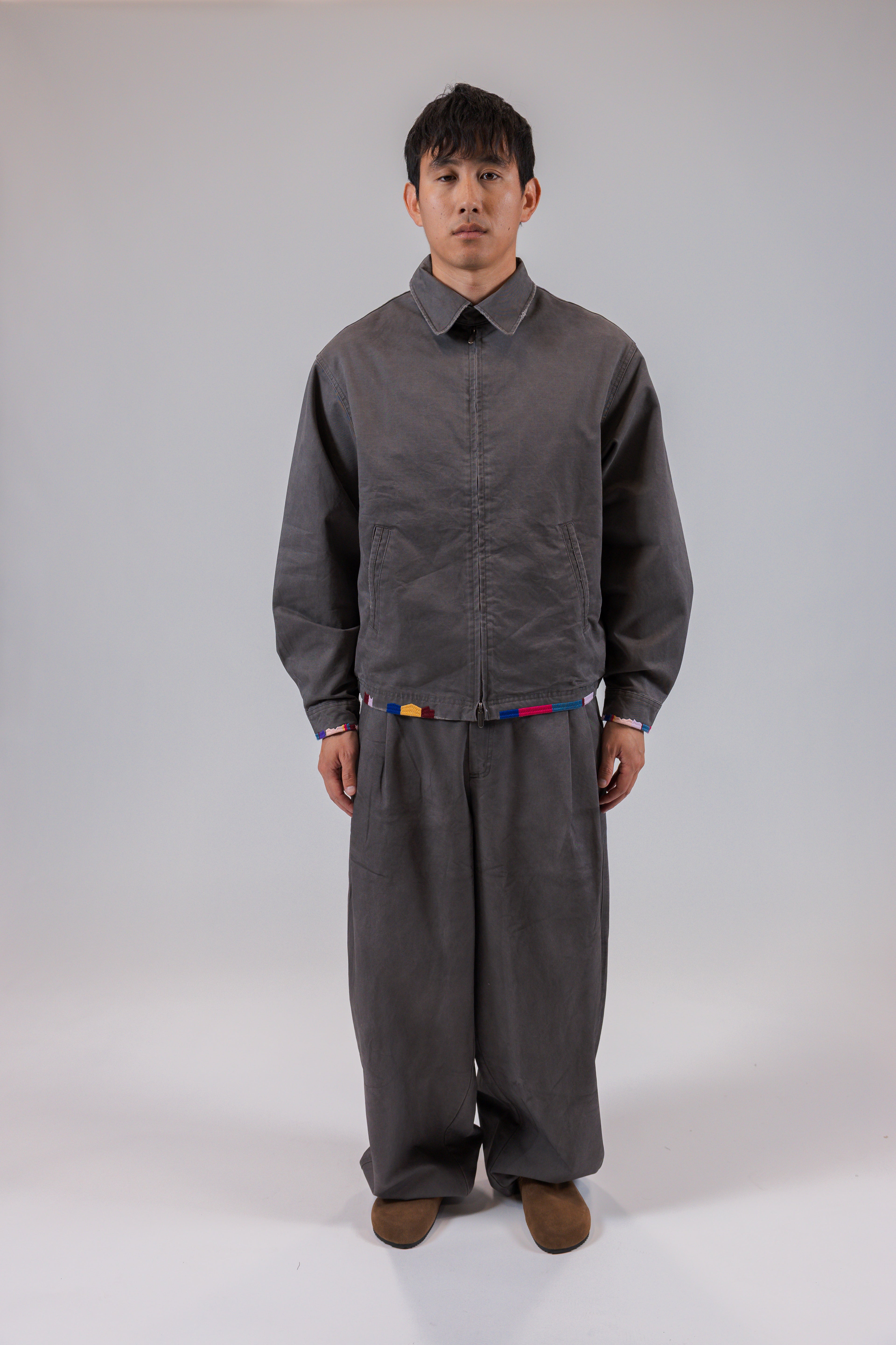 Washed Charcoal Pants