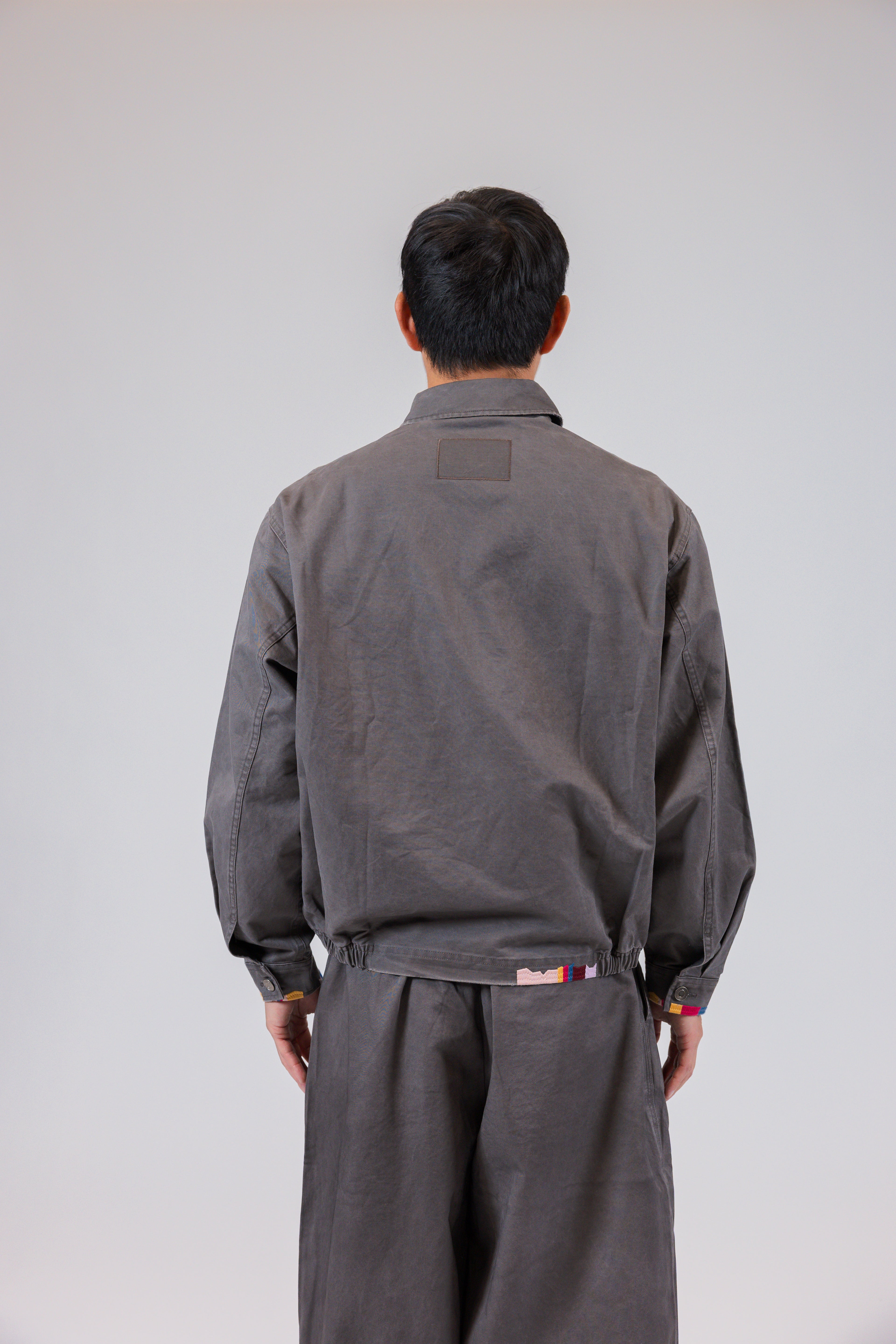 The Embroidered Garment-Dyed Harrington Jacket