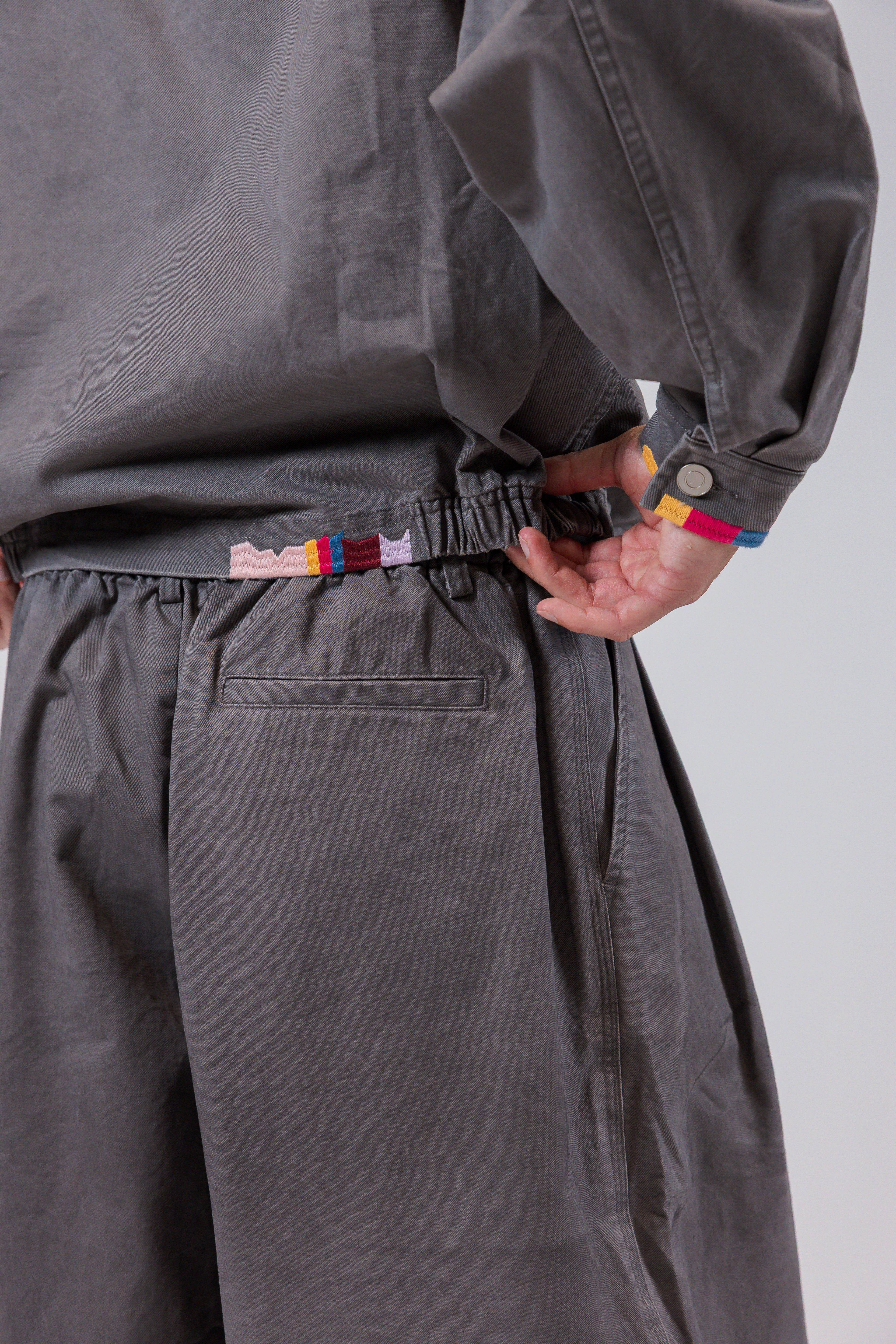 Washed Charcoal Pants