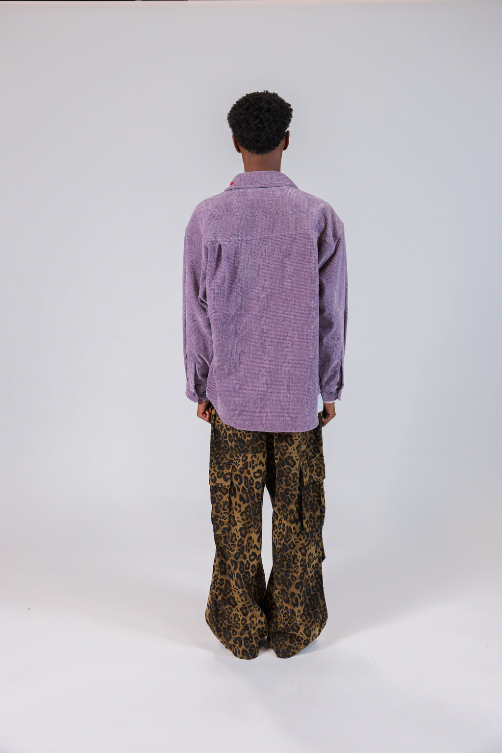 The Waffle-Knit Corduroy Shirt Jacket
