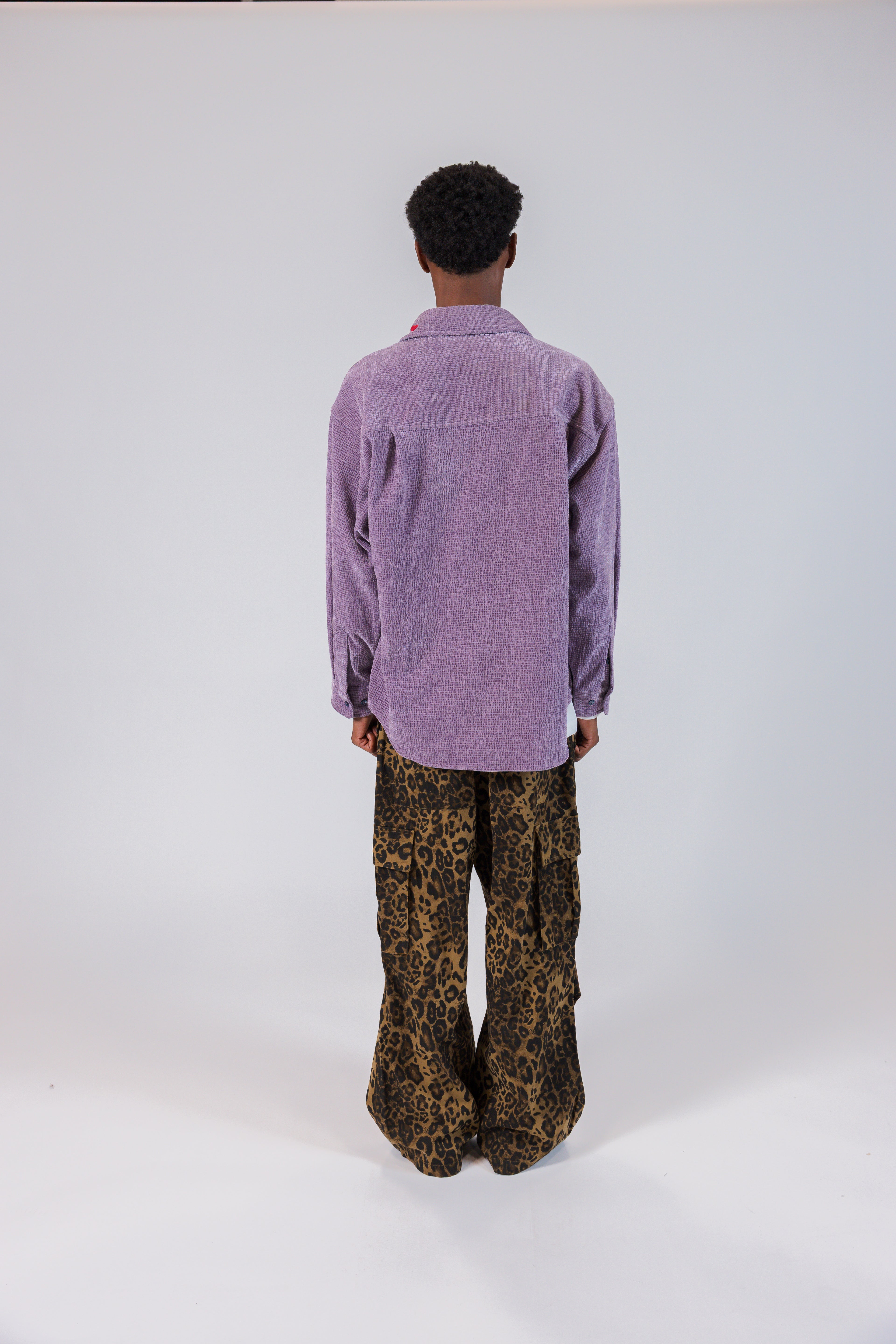 The Waffle-Knit Corduroy Shirt Jacket