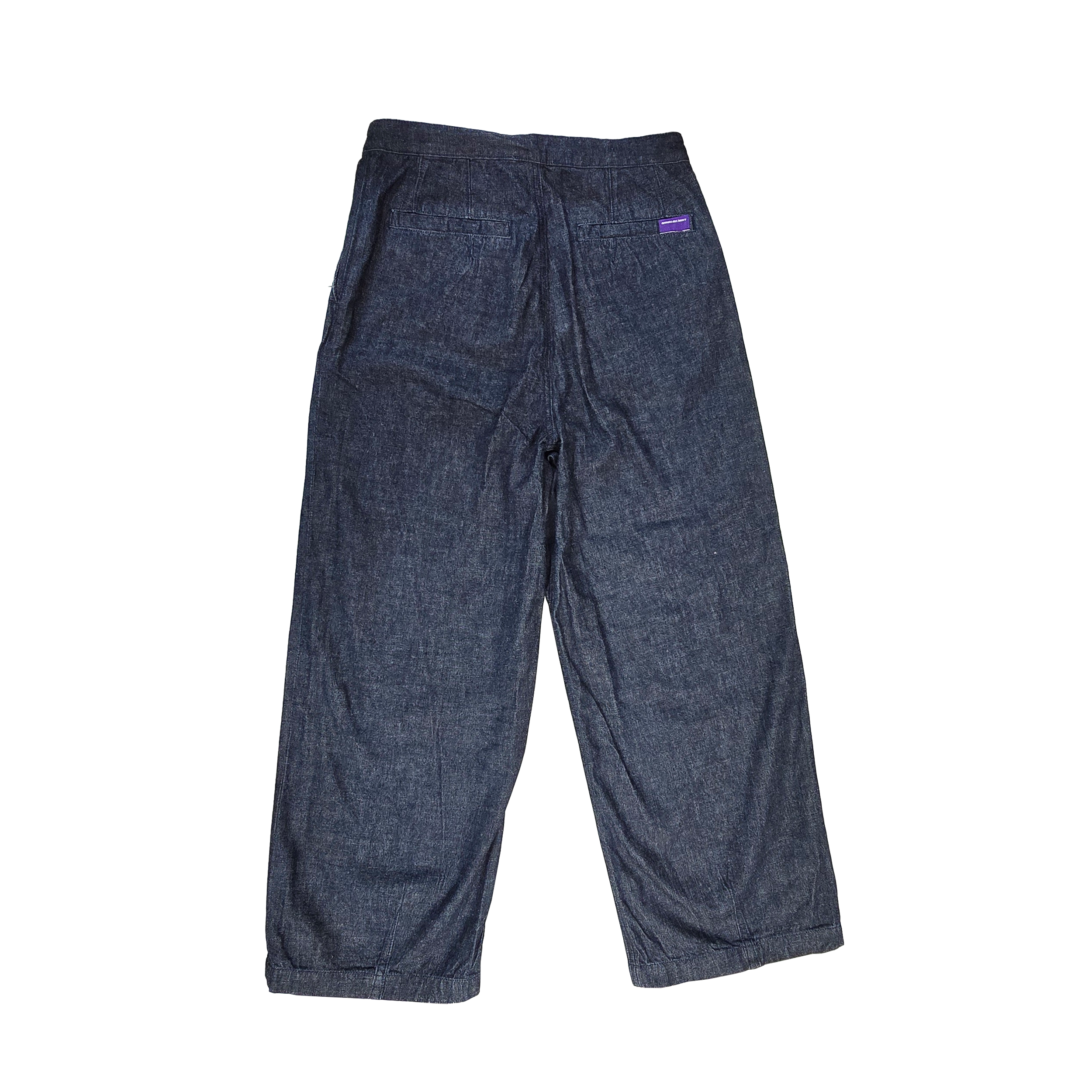 Wide Leg Utility Denim Trouser