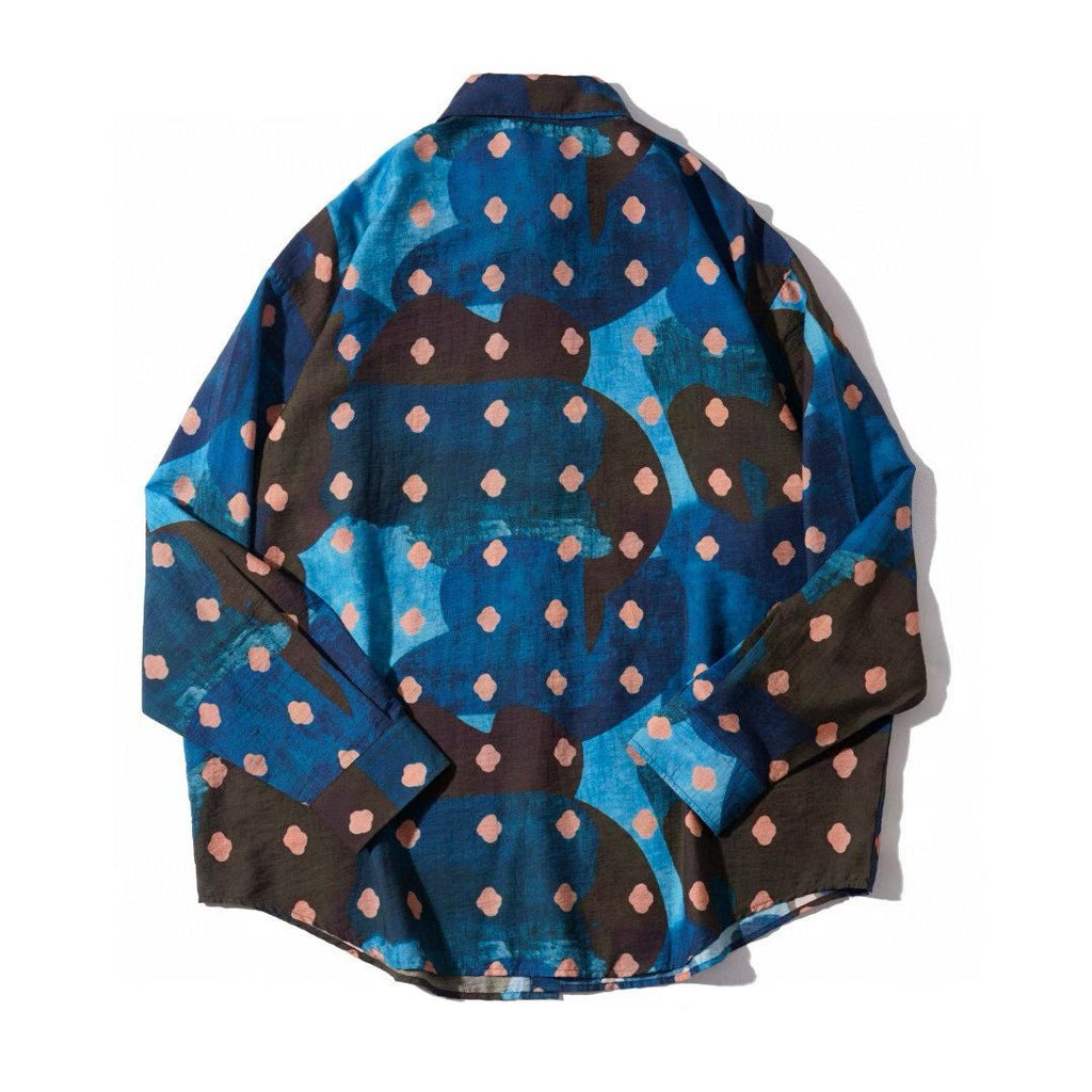 Midnight Bloom Button-Up