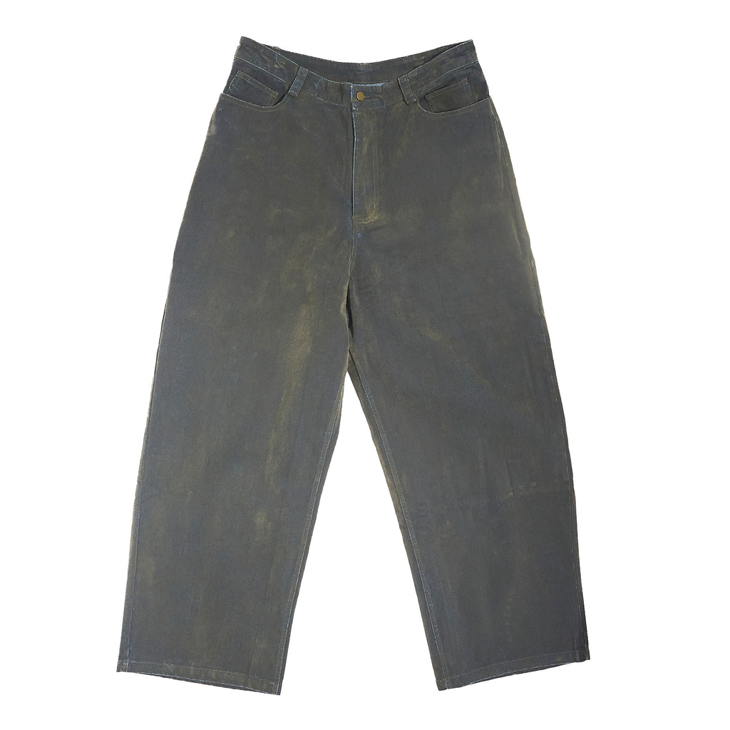 Denim Jean with Yellow Hue