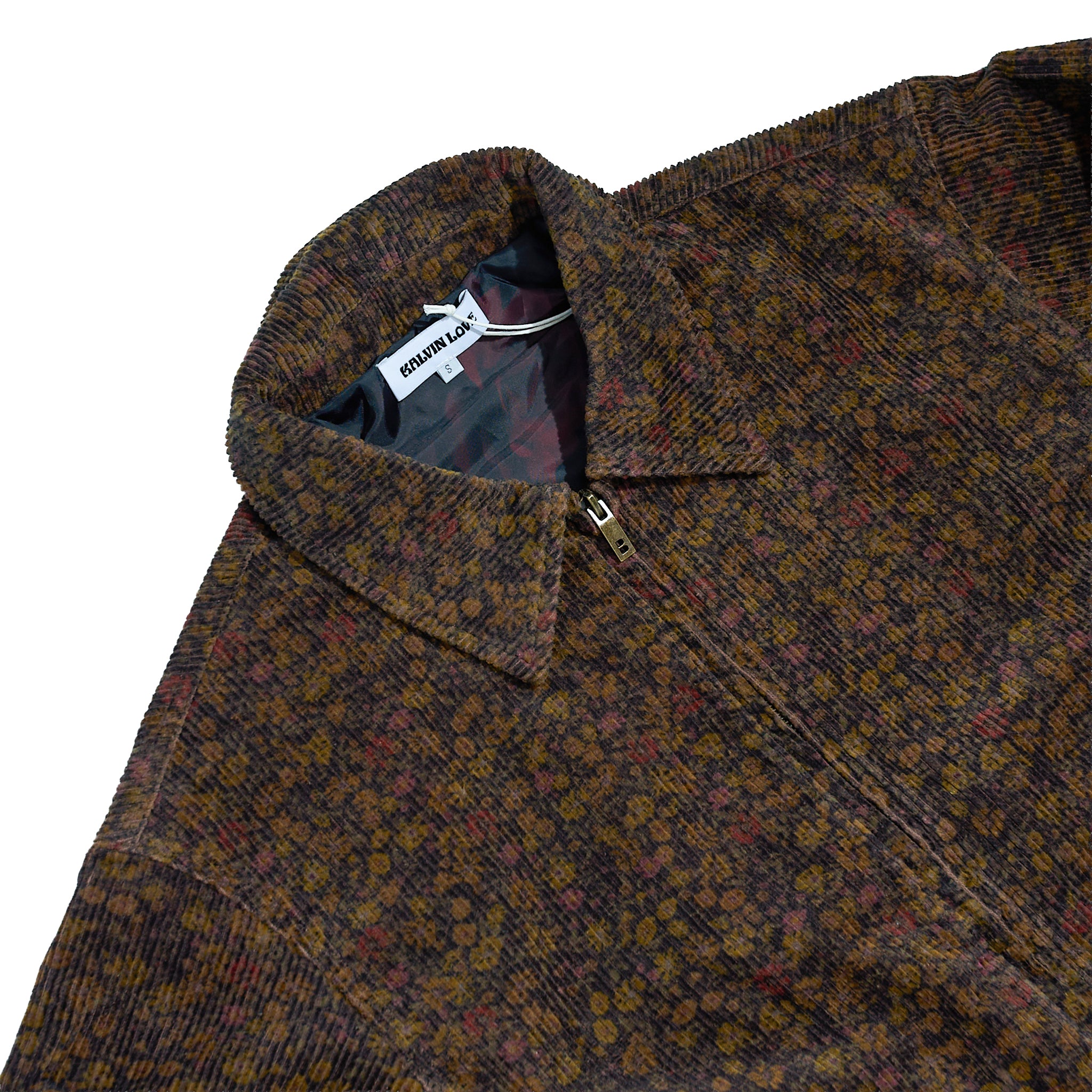 The Floral Corduroy Harrington Bomber