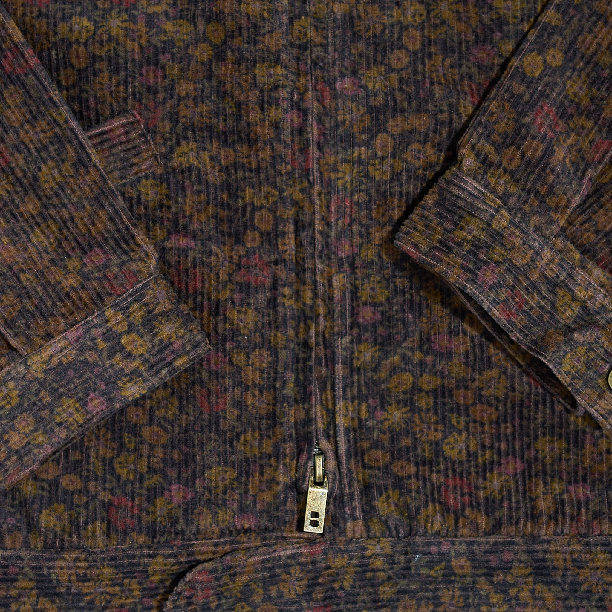 The Floral Corduroy Harrington Bomber