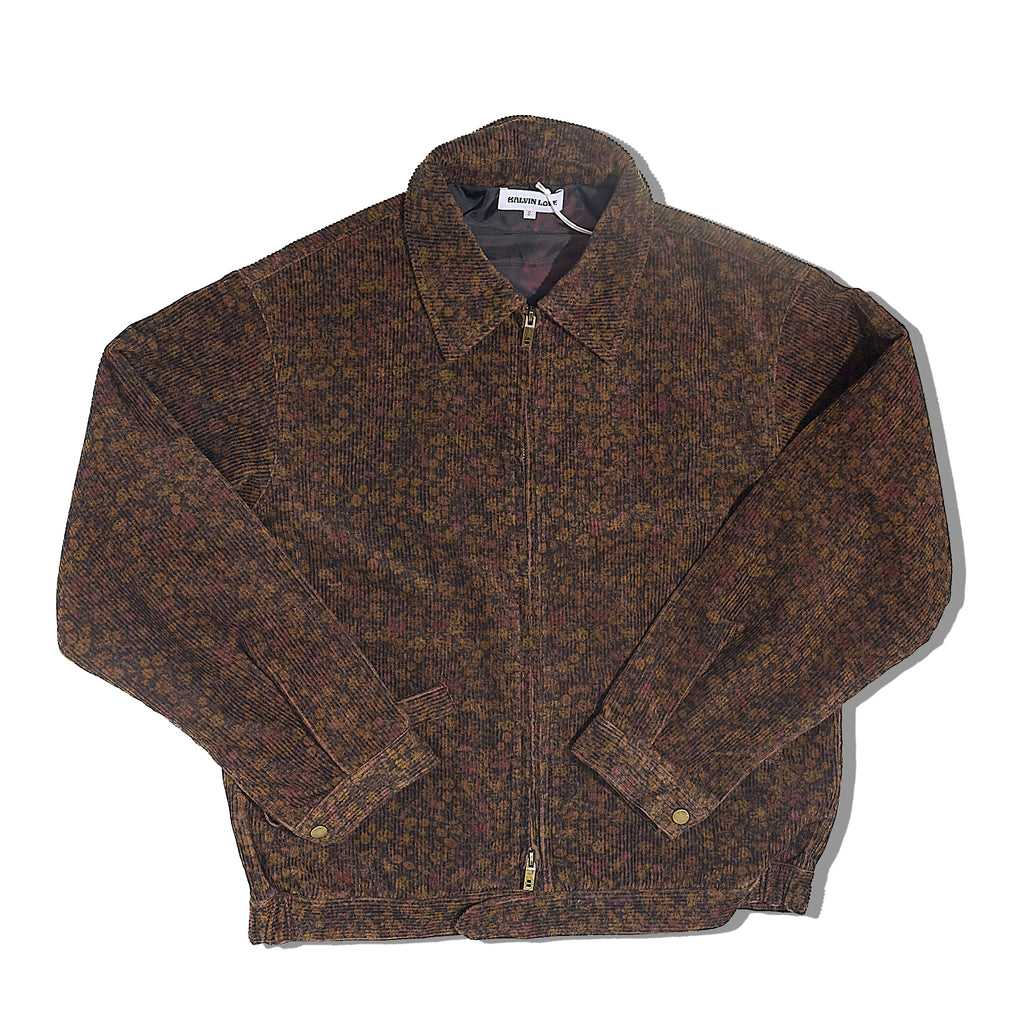 The Floral Corduroy Harrington Bomber