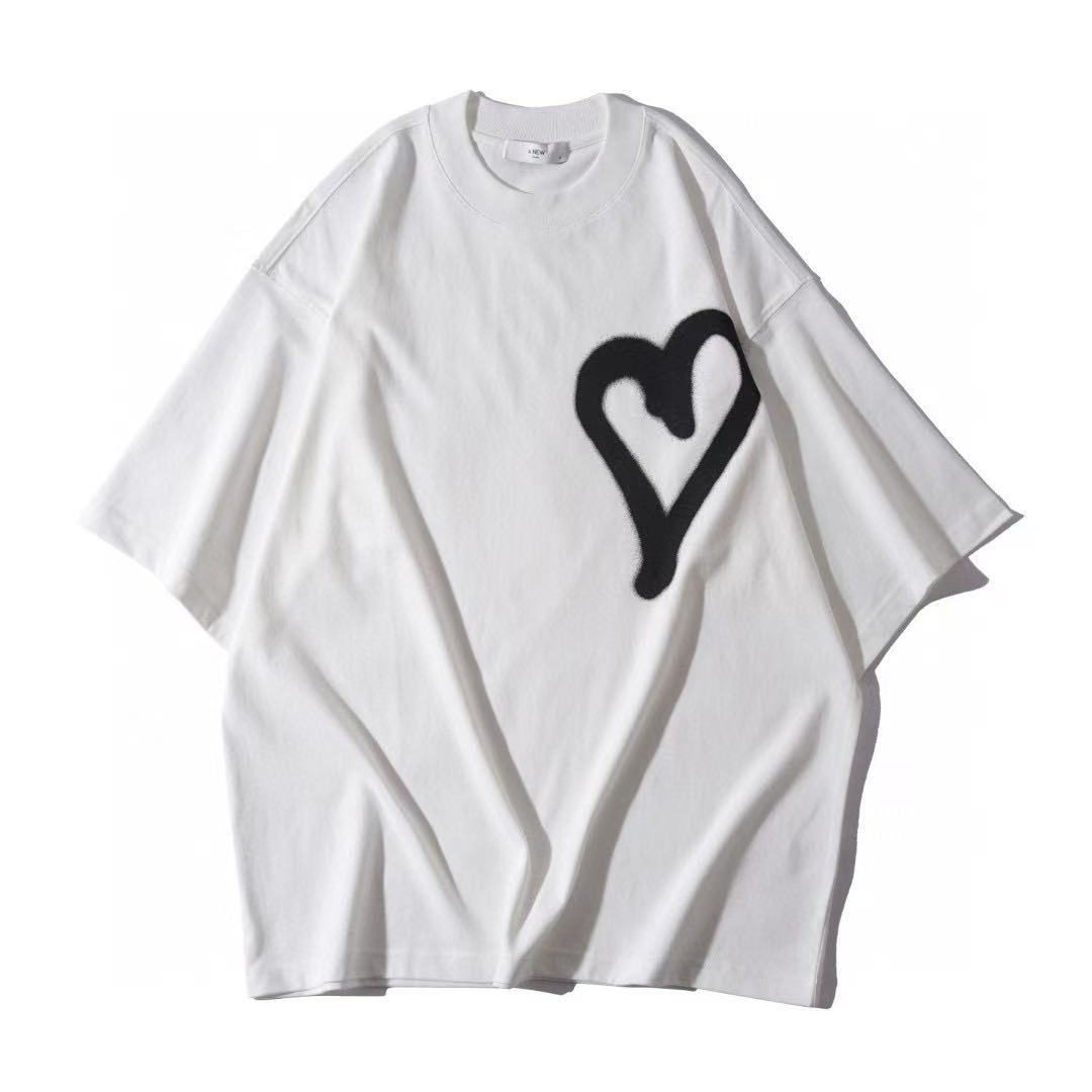 Graffiti Heart Oversized Tee