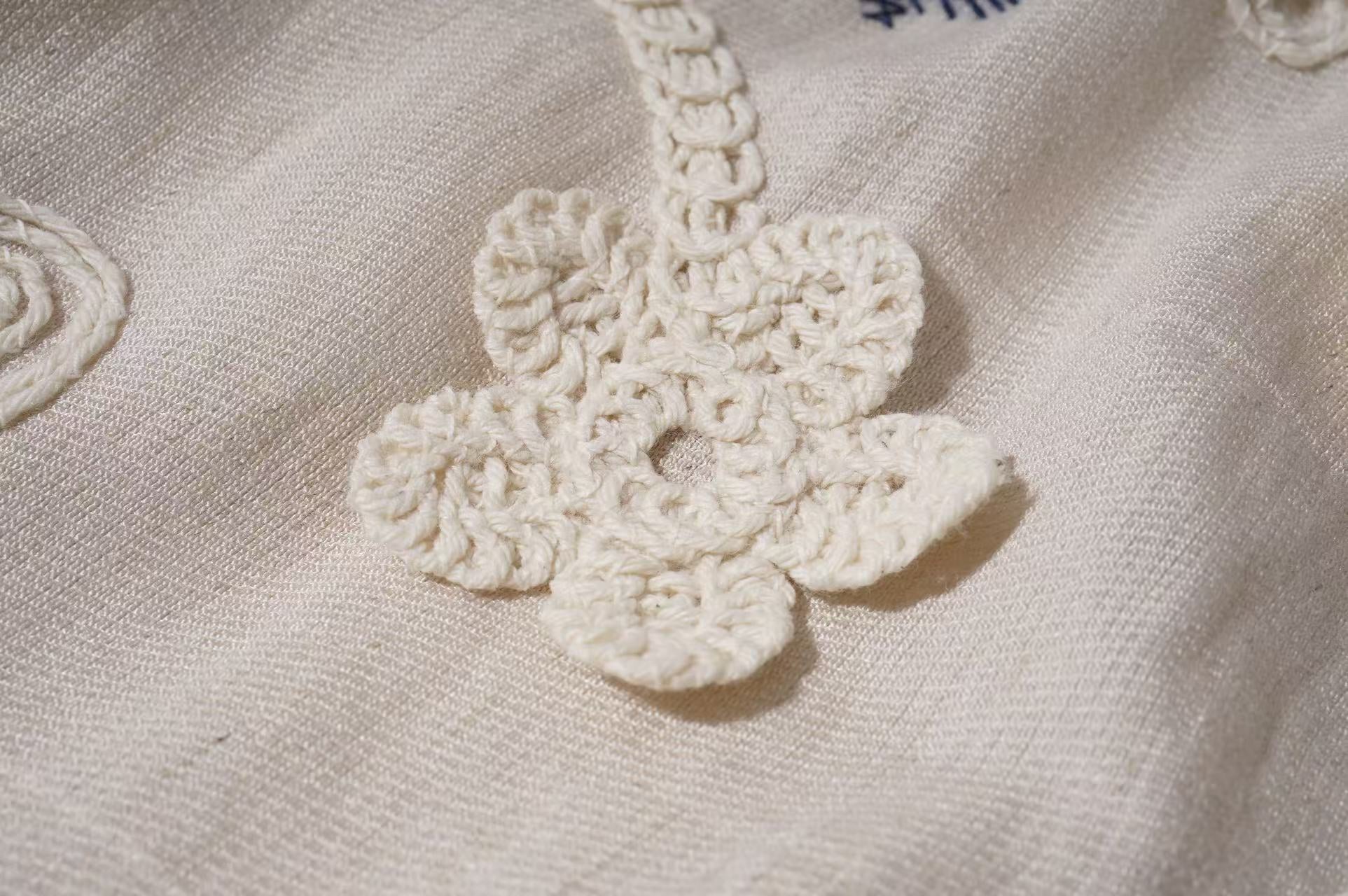 Butterfly Garden Embroidered Shirt