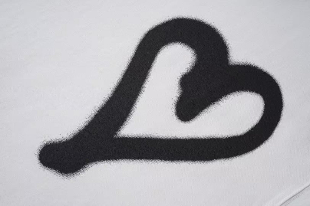 Graffiti Heart Oversized Tee