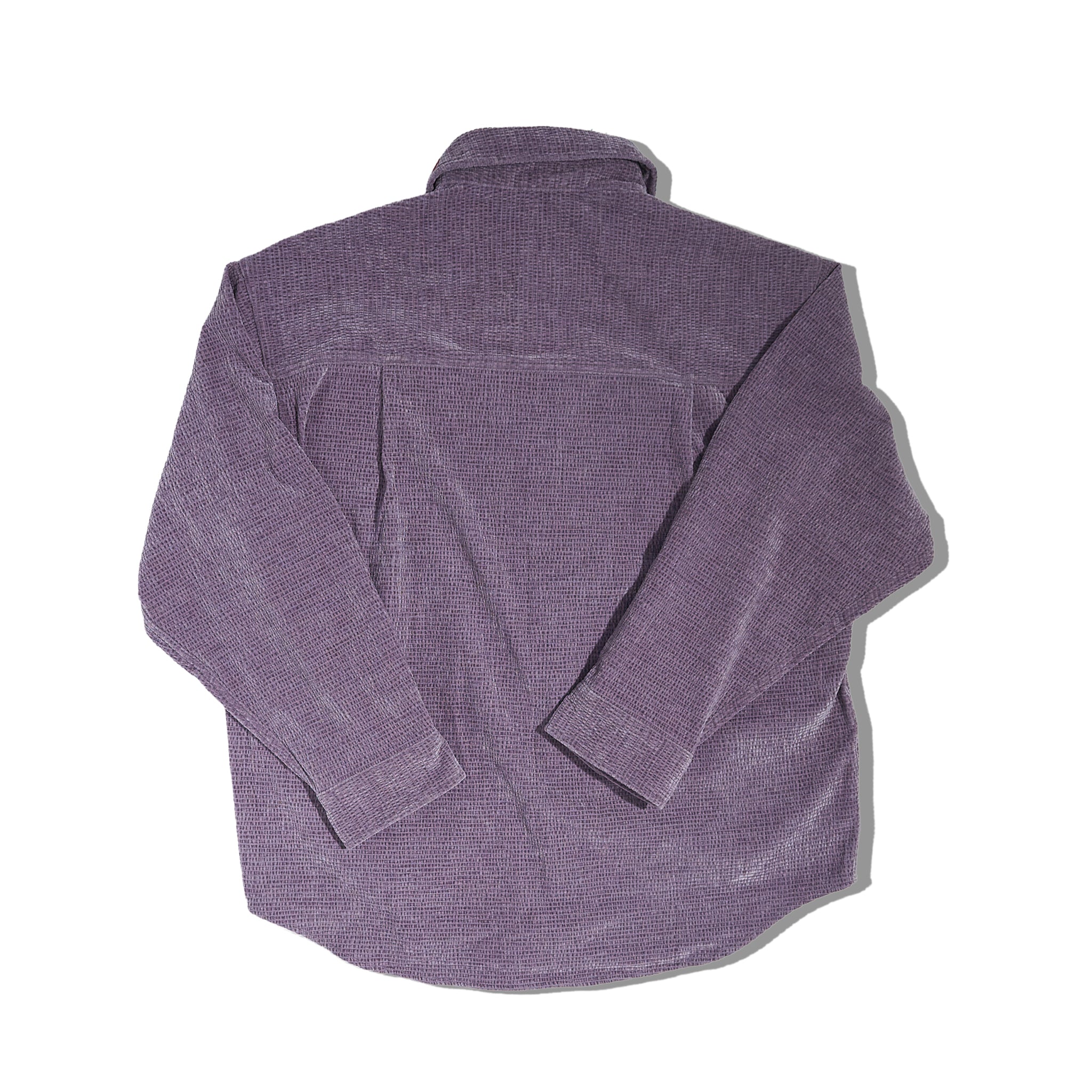 The Waffle-Knit Corduroy Shirt Jacket