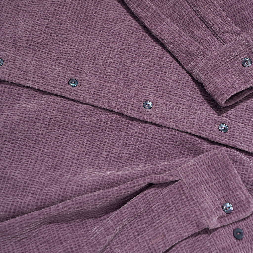 The Waffle-Knit Corduroy Shirt Jacket