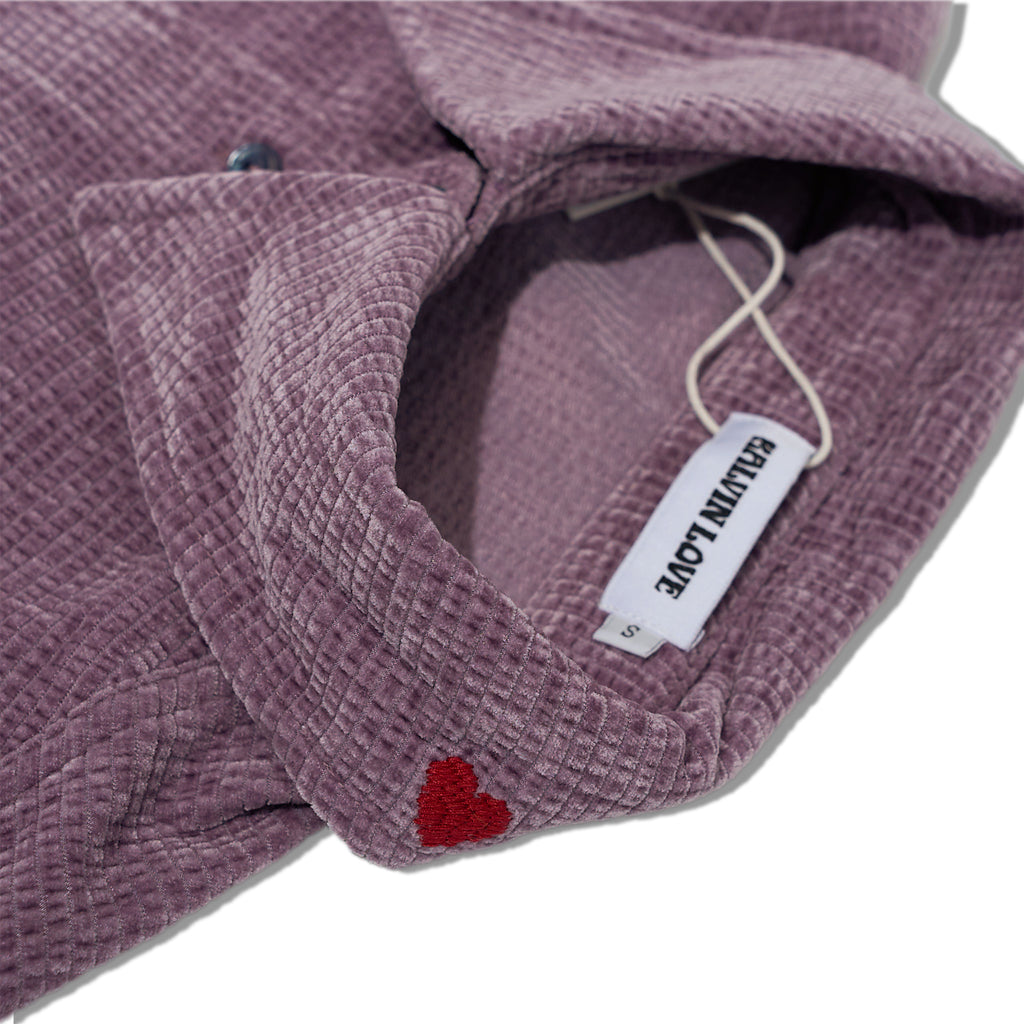 The Waffle-Knit Corduroy Shirt Jacket