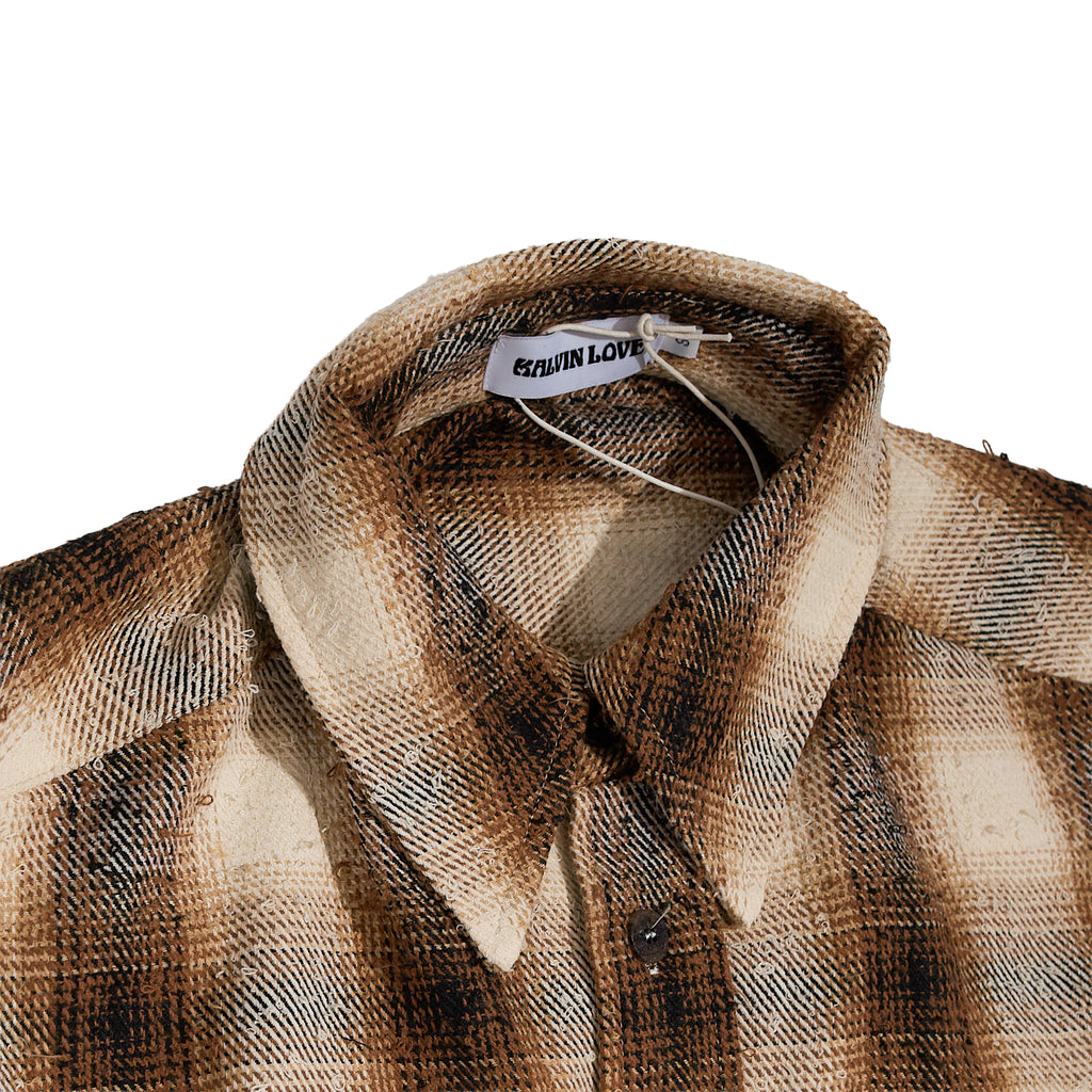 The Plaid Bouclé Overshirt Jacket