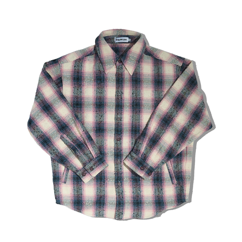 The Plaid Bouclé Overshirt Jacket