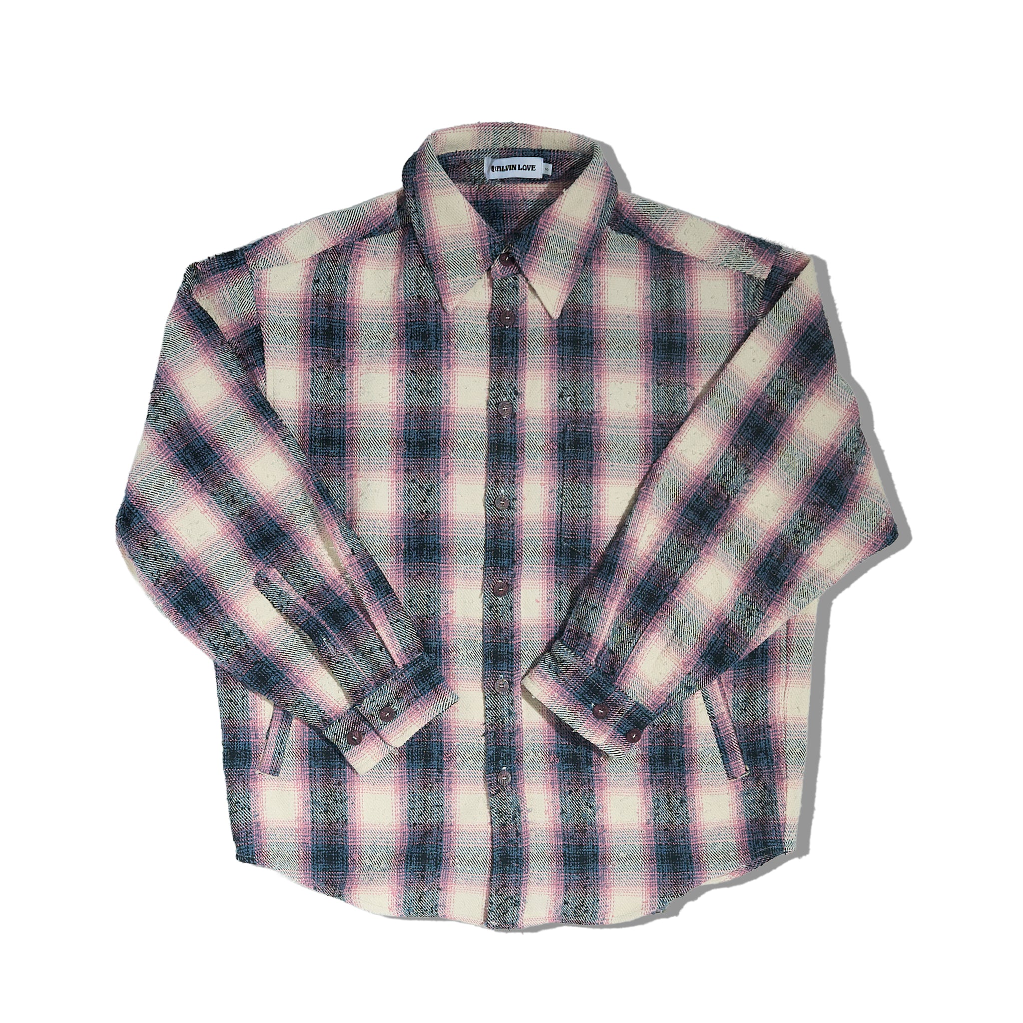 The Plaid Bouclé Overshirt Jacket