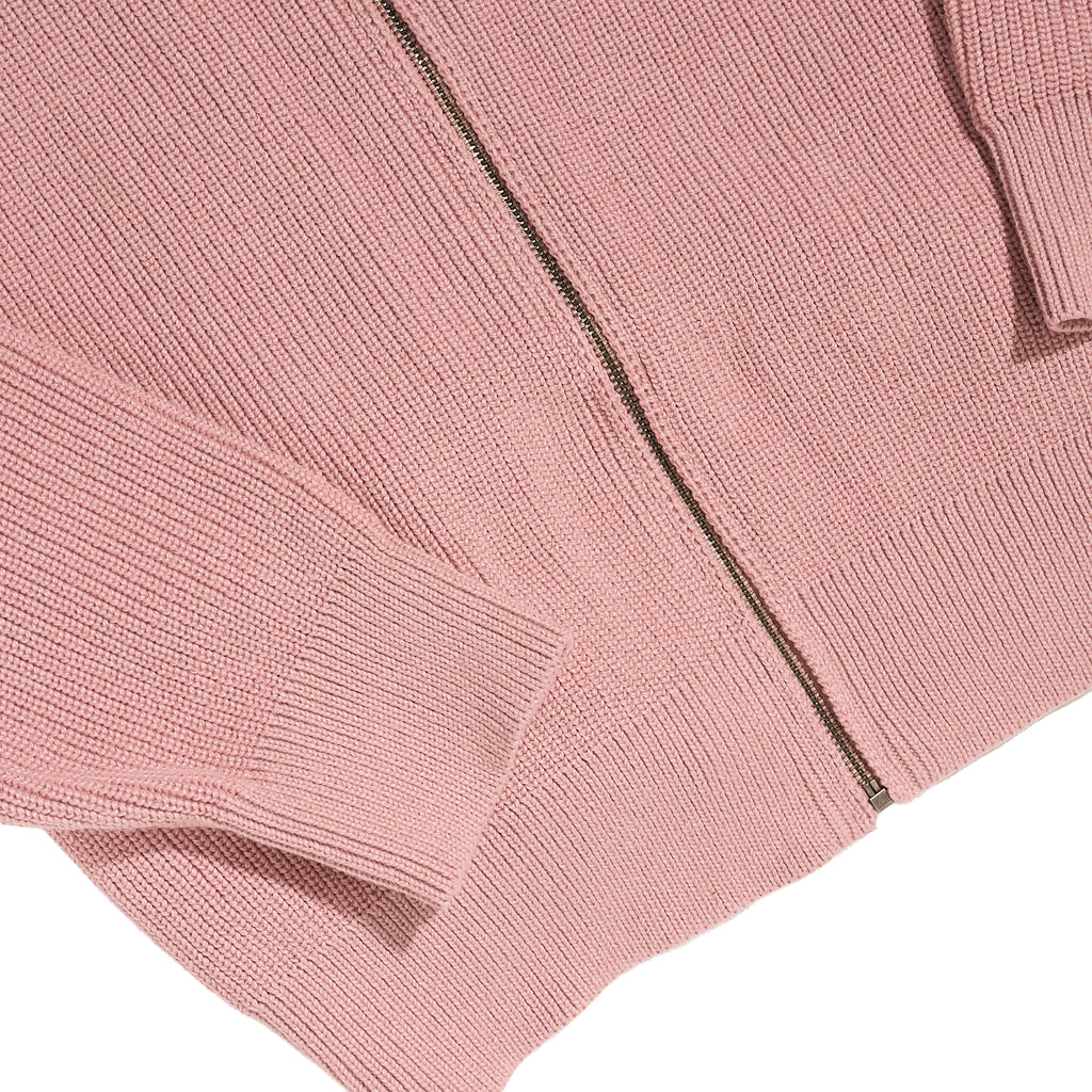 The Heavyweight Knit Zip-Front Cardigan