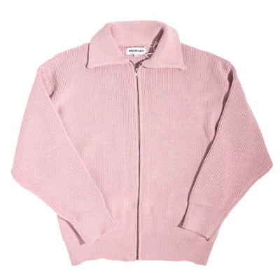 Mauve Zip Up Cardigan