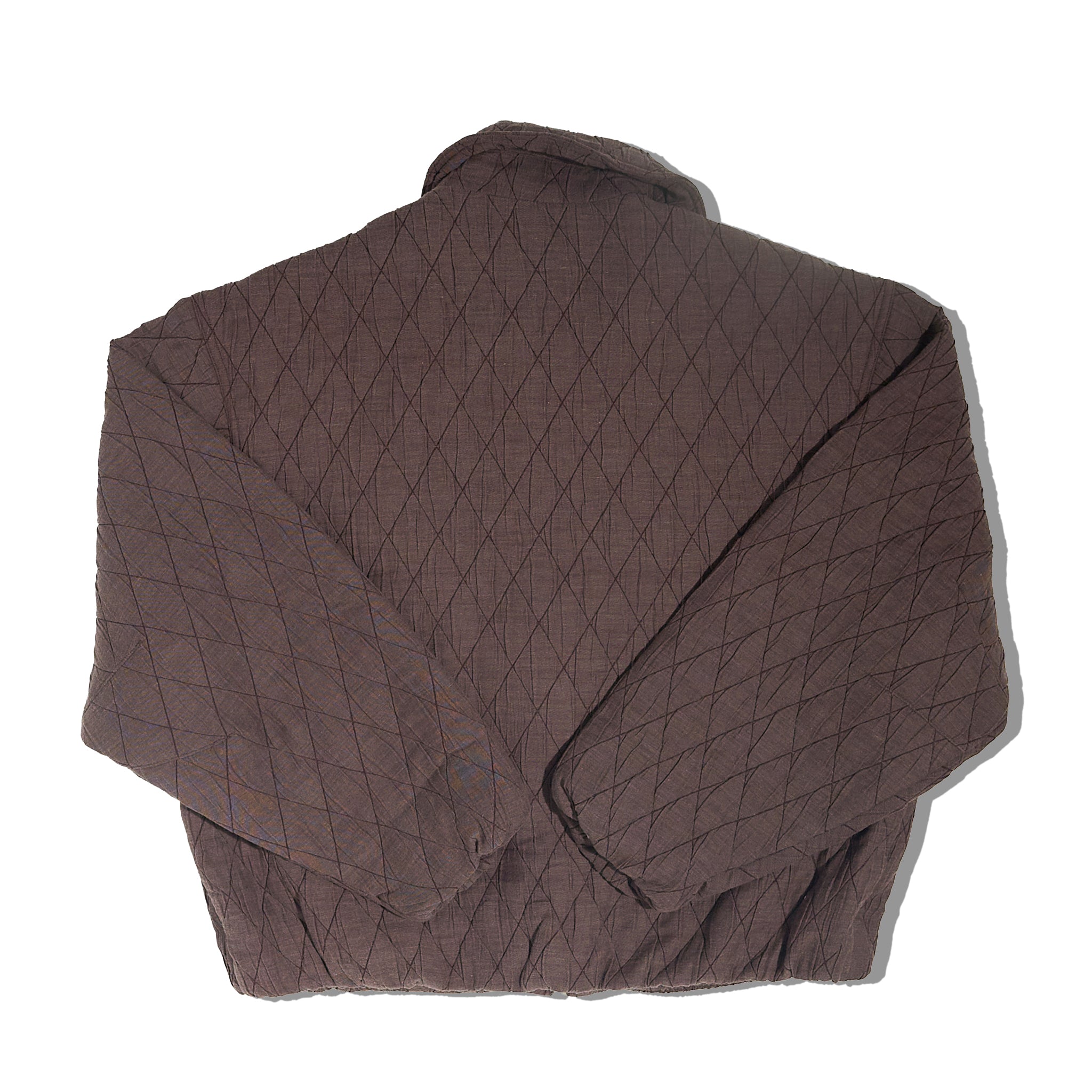 The Diamond-Quilted Zip Jacket