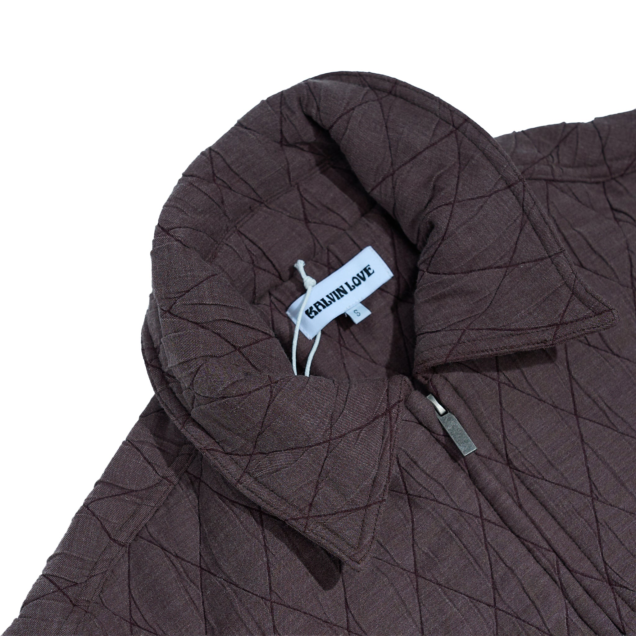 The Diamond-Quilted Zip Jacket