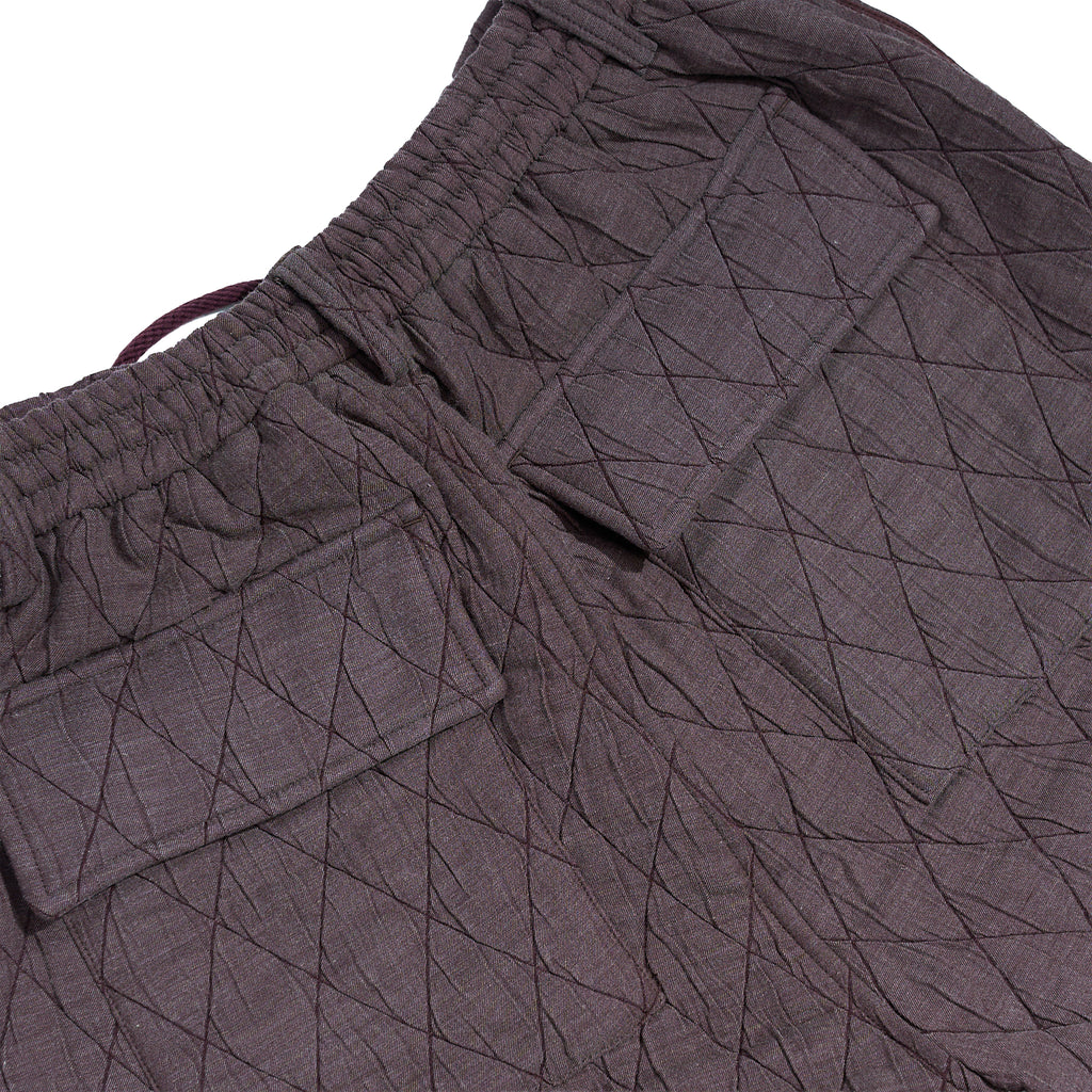 The Diamond-Quilted Cargo Trouser