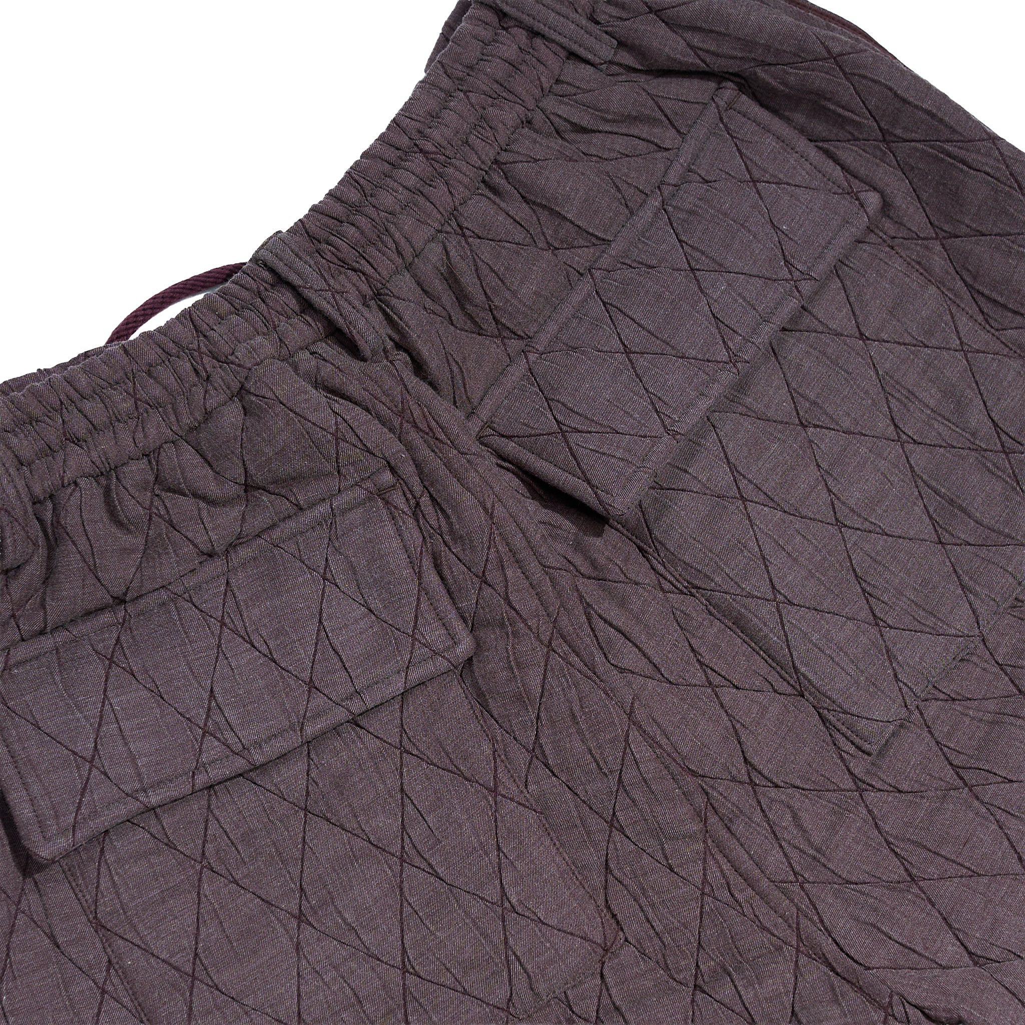 The Diamond-Quilted Cargo Trouser