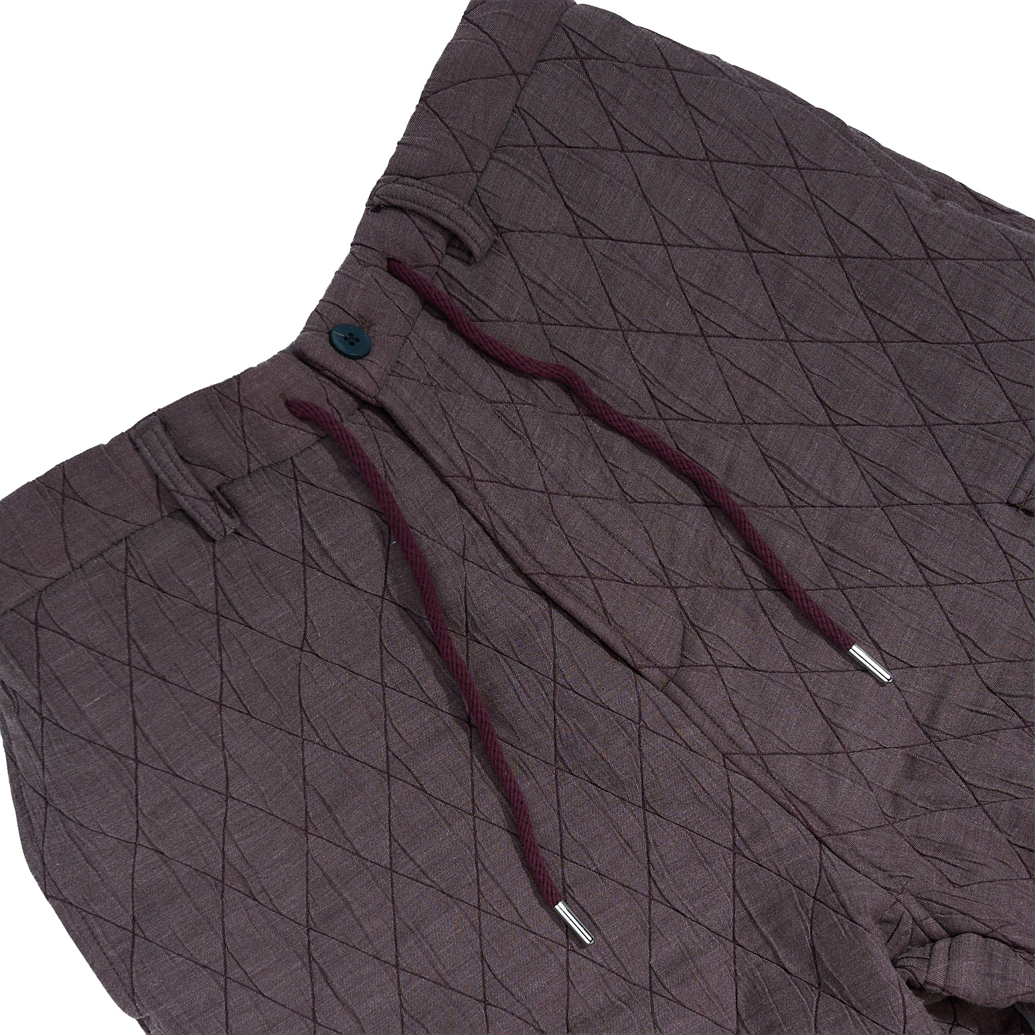 The Diamond-Quilted Cargo Trouser